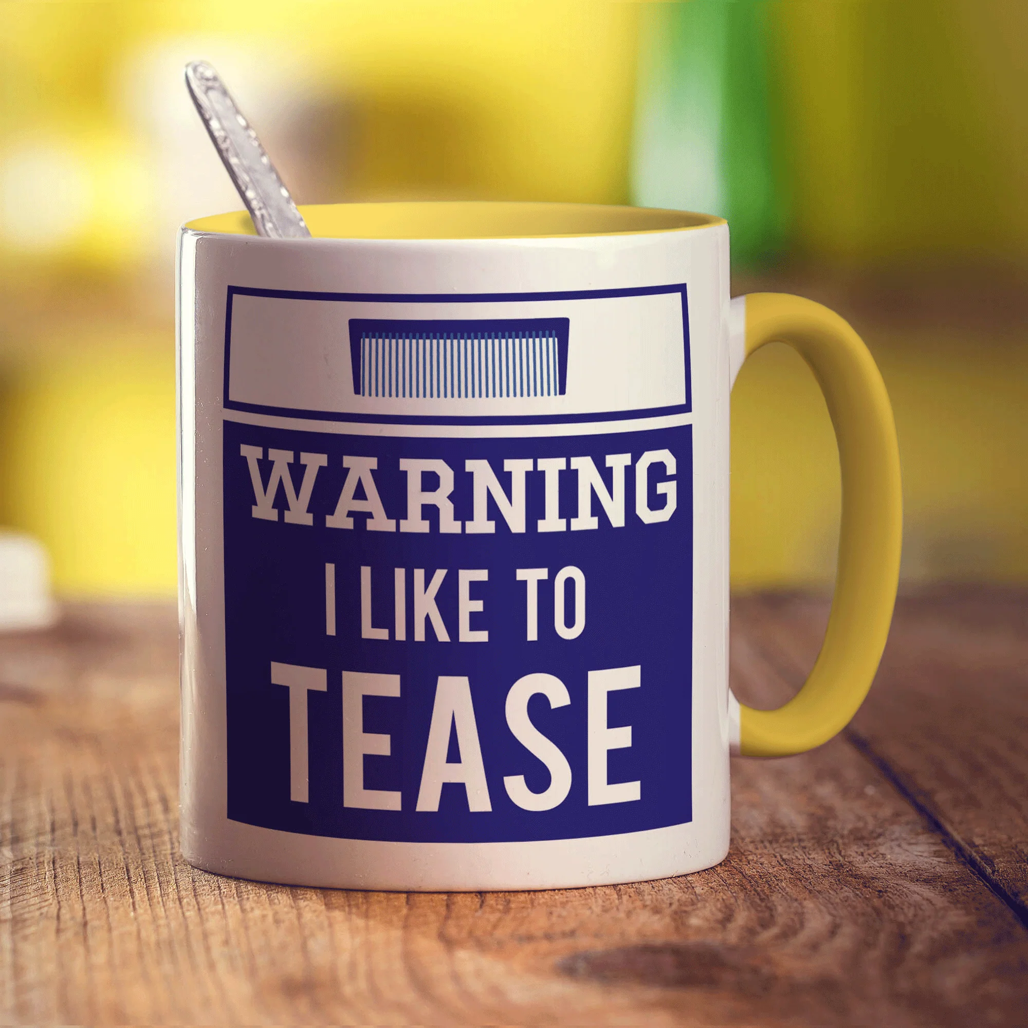 Warning! I Like To Tease! Mug - Image 5