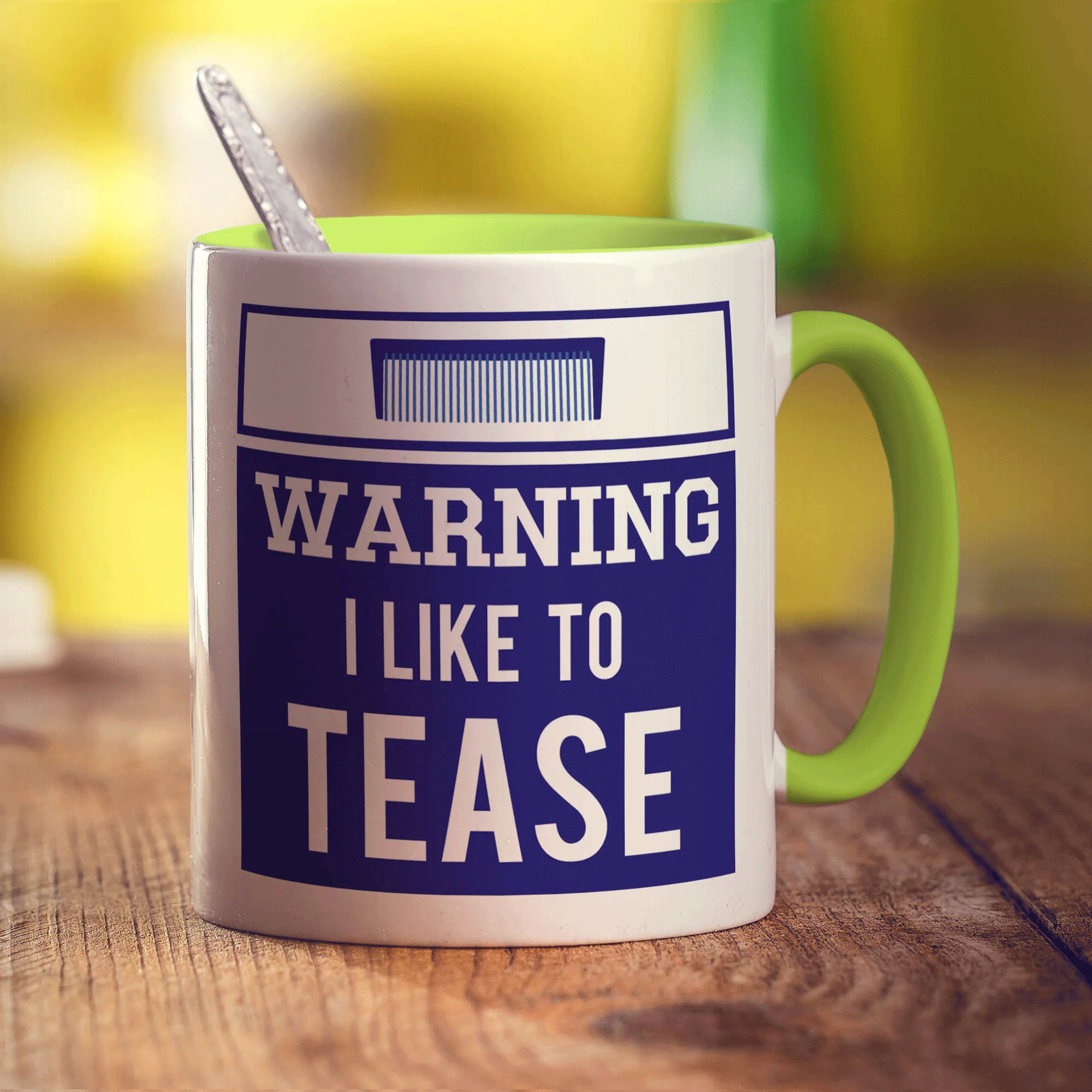 Warning! I Like To Tease! Mug - Image 7