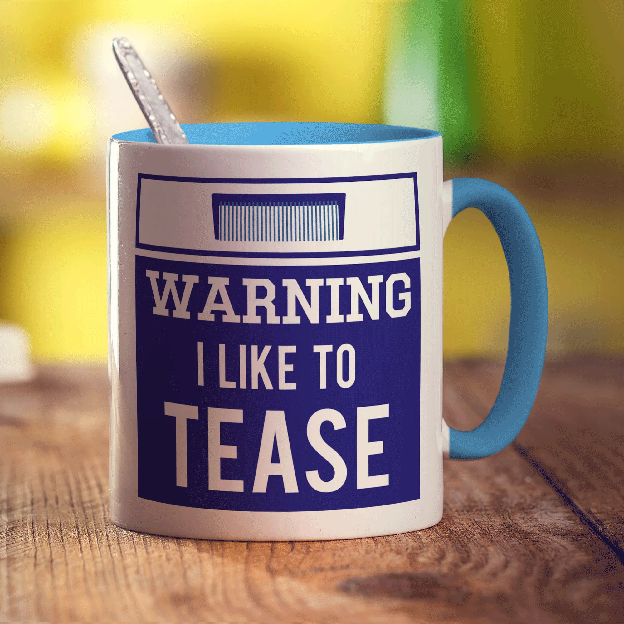Warning! I Like To Tease! Mug - Image 8