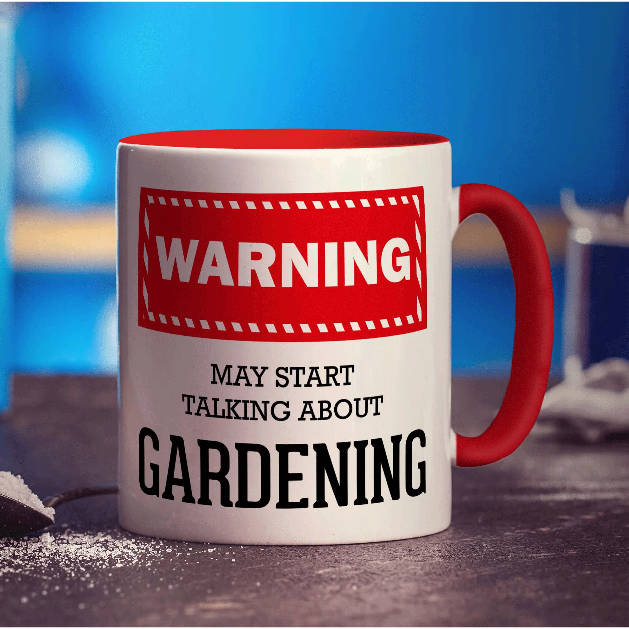 Warning! May Start Talking About Gardening Mug - Image 11