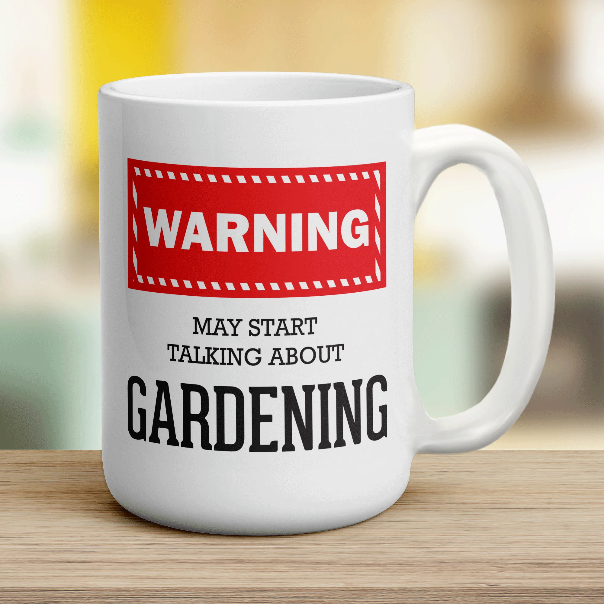 Warning! May Start Talking About Gardening Mug - Image 12