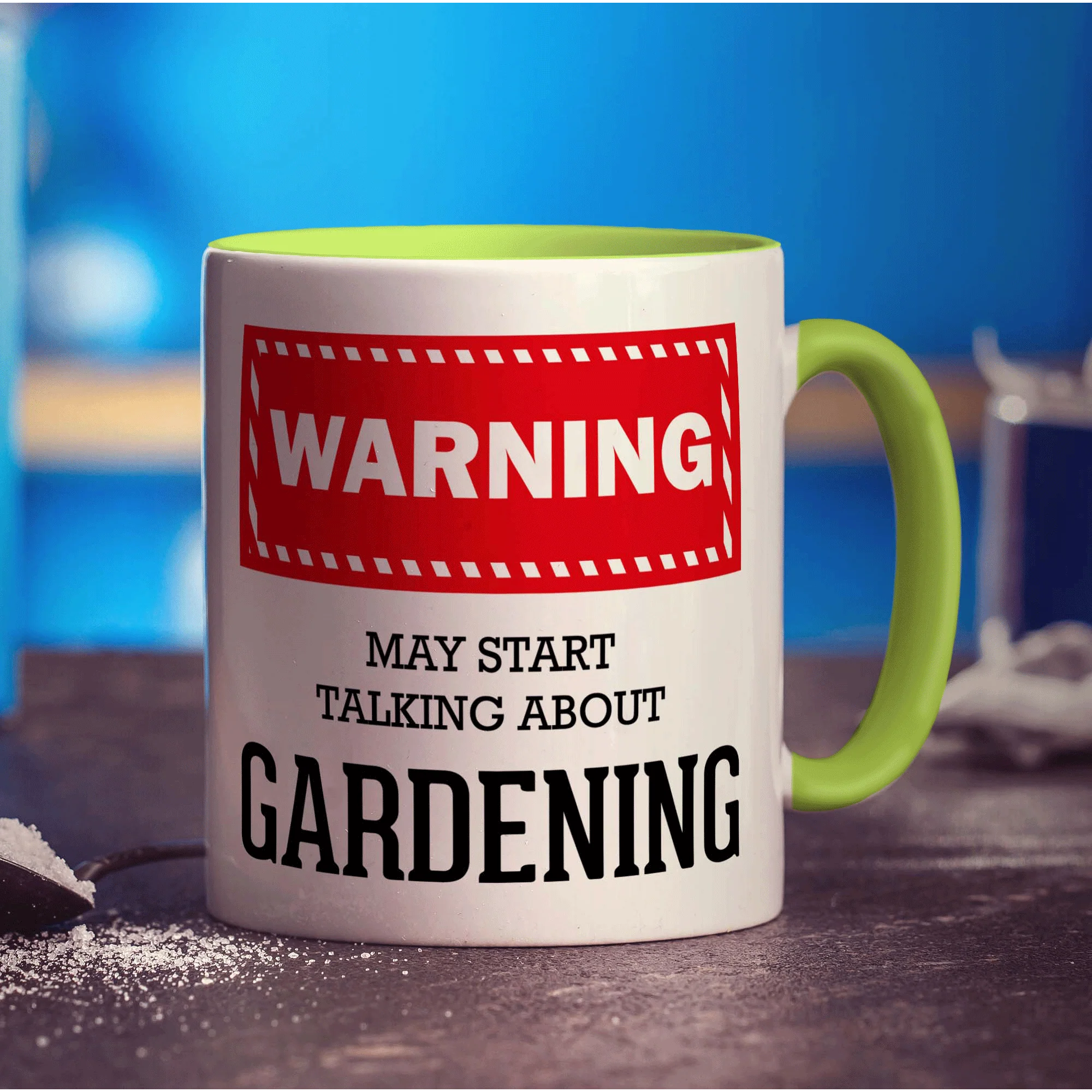 Warning! May Start Talking About Gardening Mug - Image 7