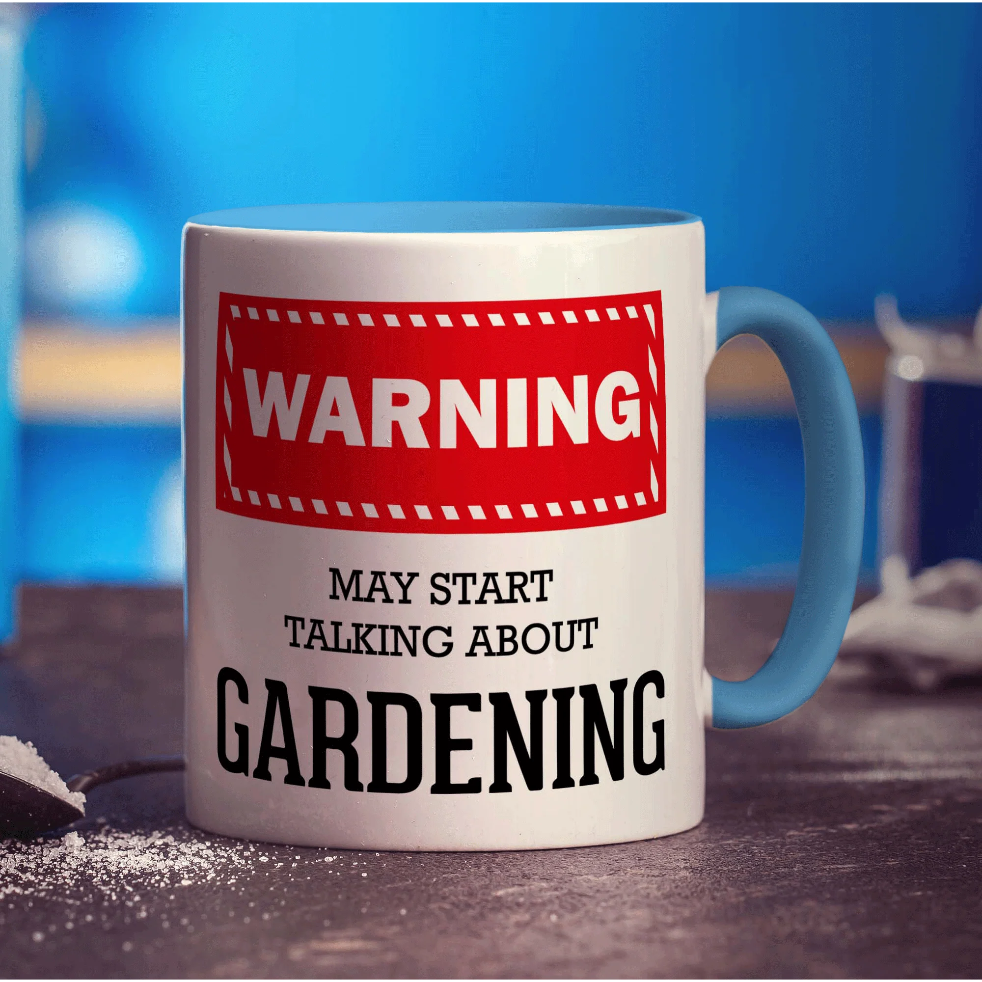 Warning! May Start Talking About Gardening Mug - Image 8