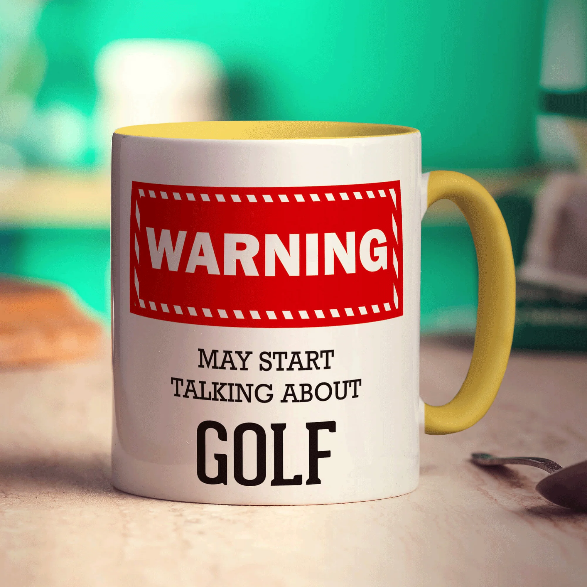 Warning! May Start Talking About Golf Mug - Image 5