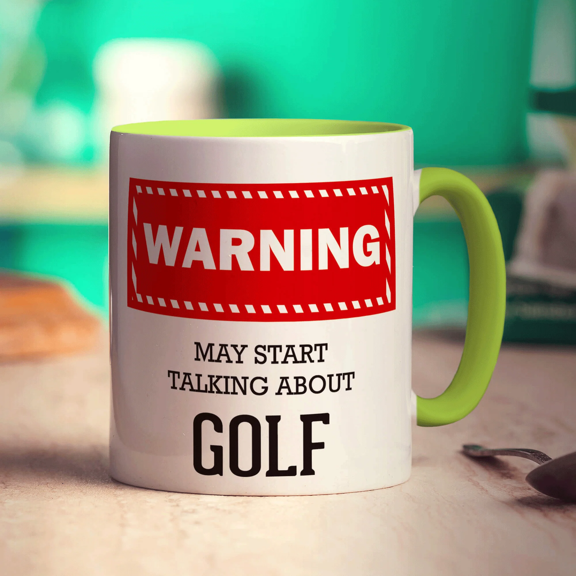 Warning! May Start Talking About Golf Mug - Image 7
