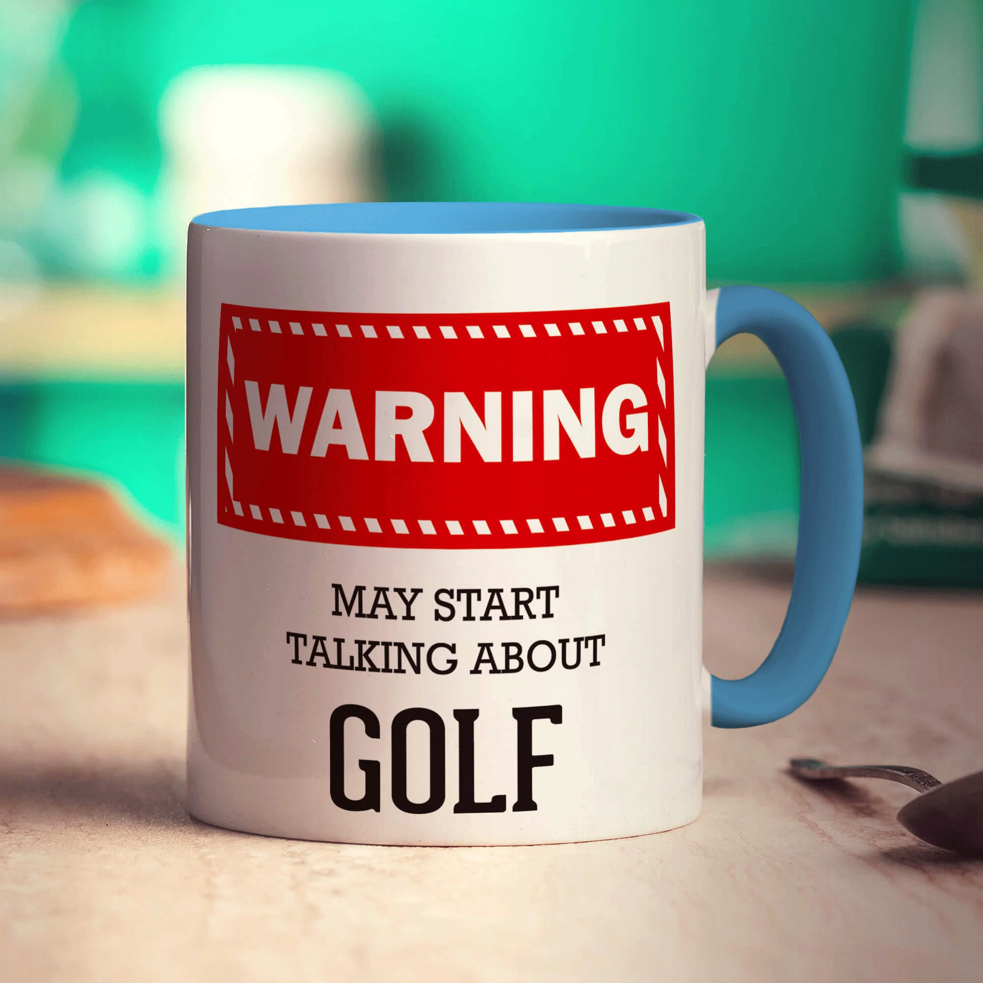 Warning! May Start Talking About Golf Mug - Image 8