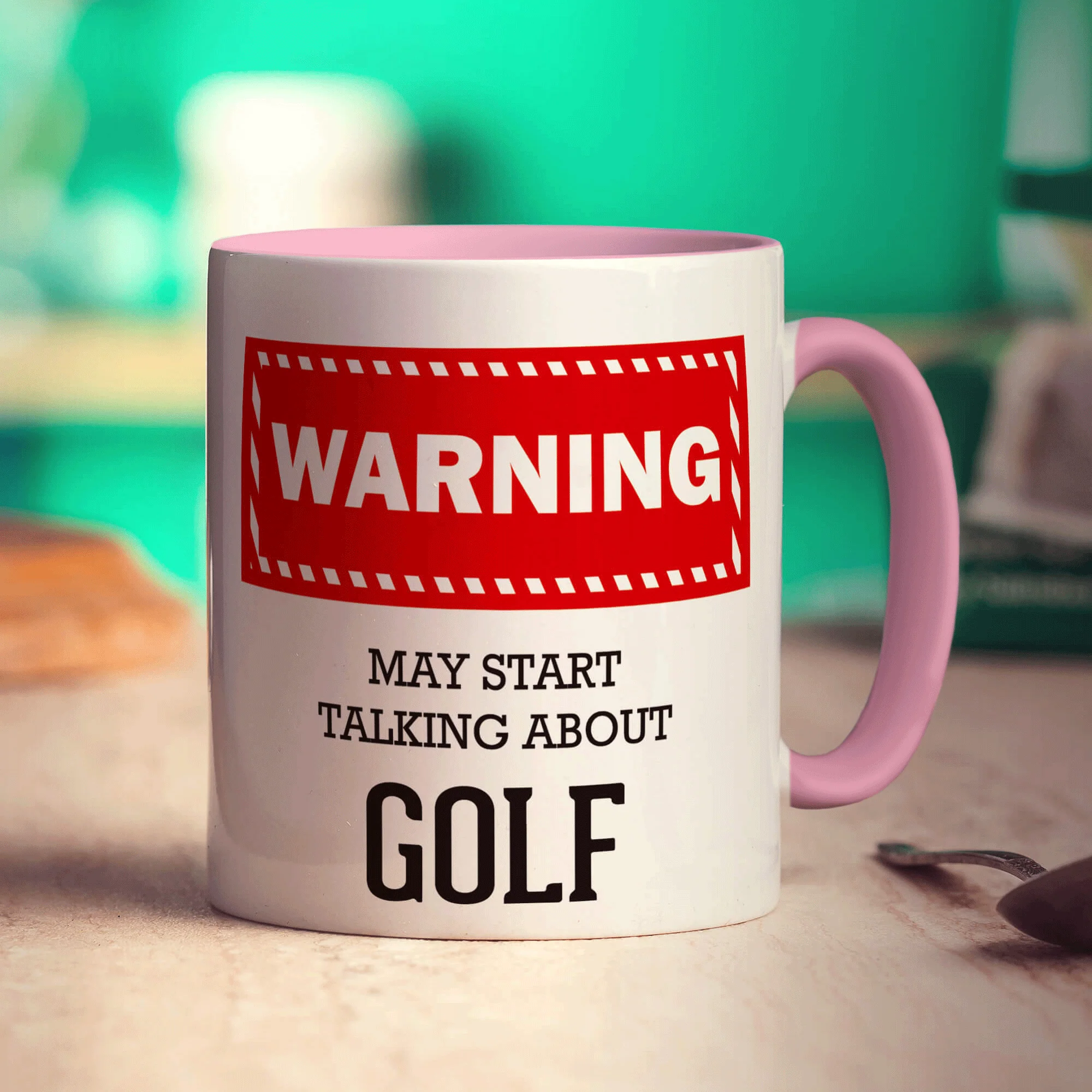Warning! May Start Talking About Golf Mug - Image 9