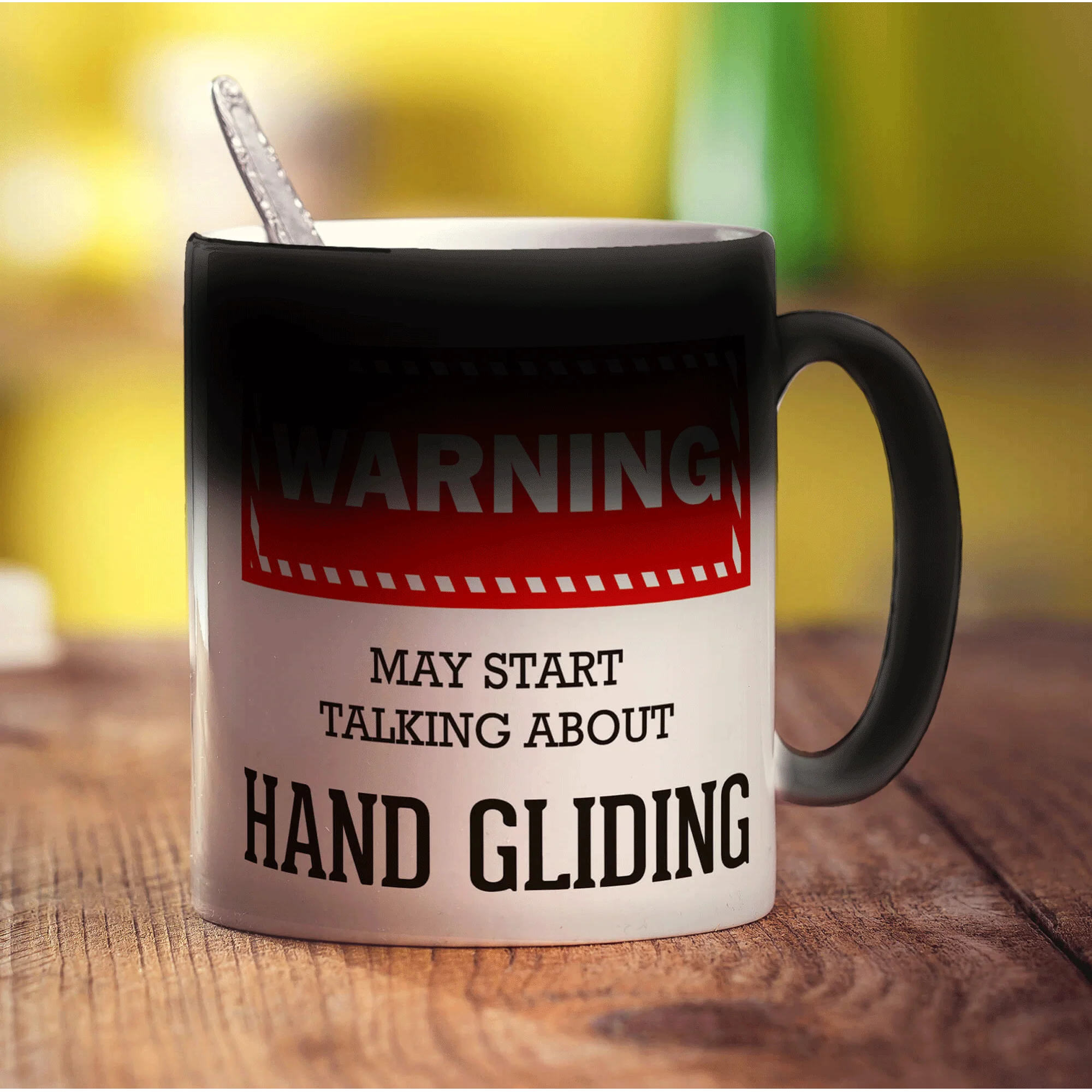 Warning! May Start Talking About Hand Gliding Mug - Image 6