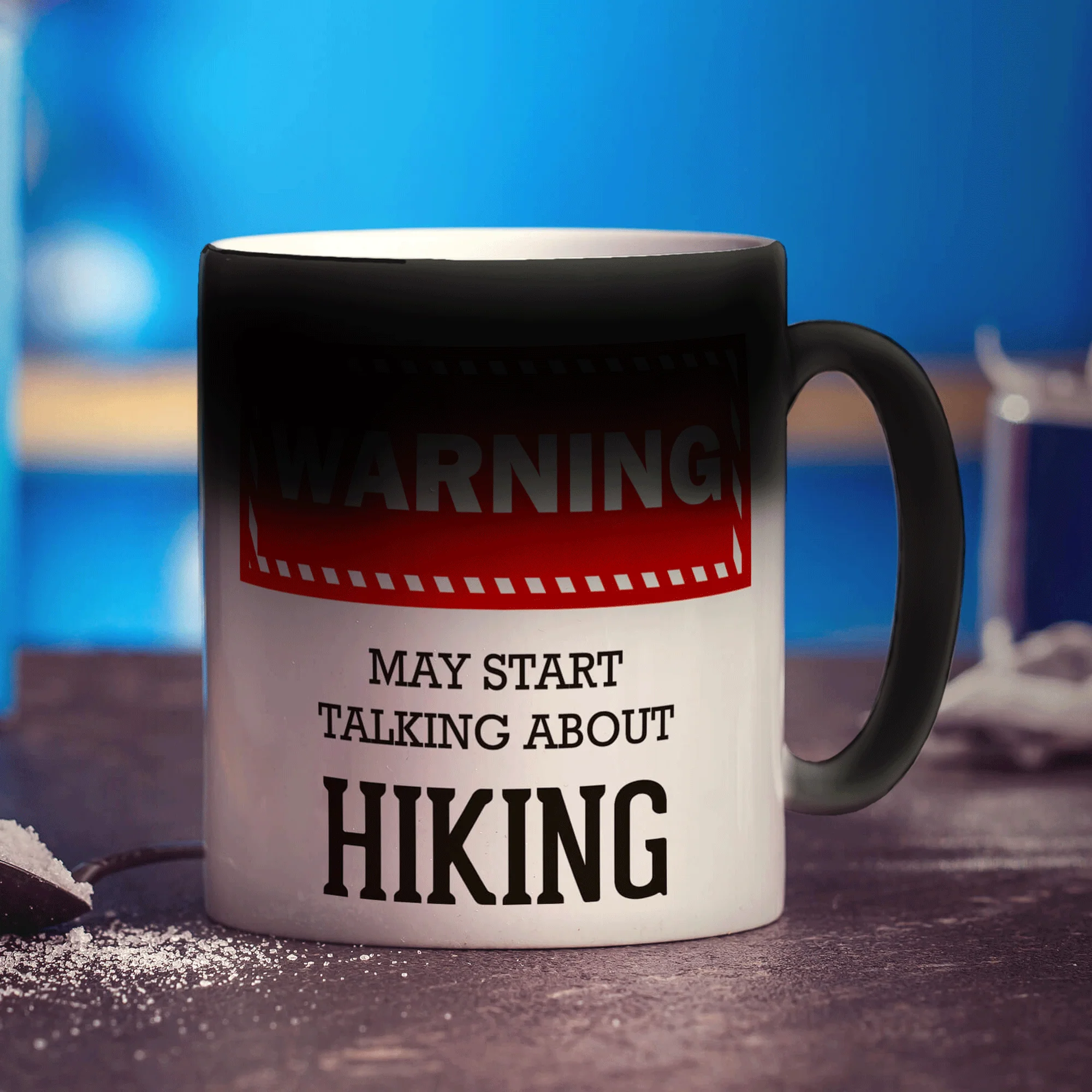 Warning! May Start Talking About Hiking Mug - Image 6