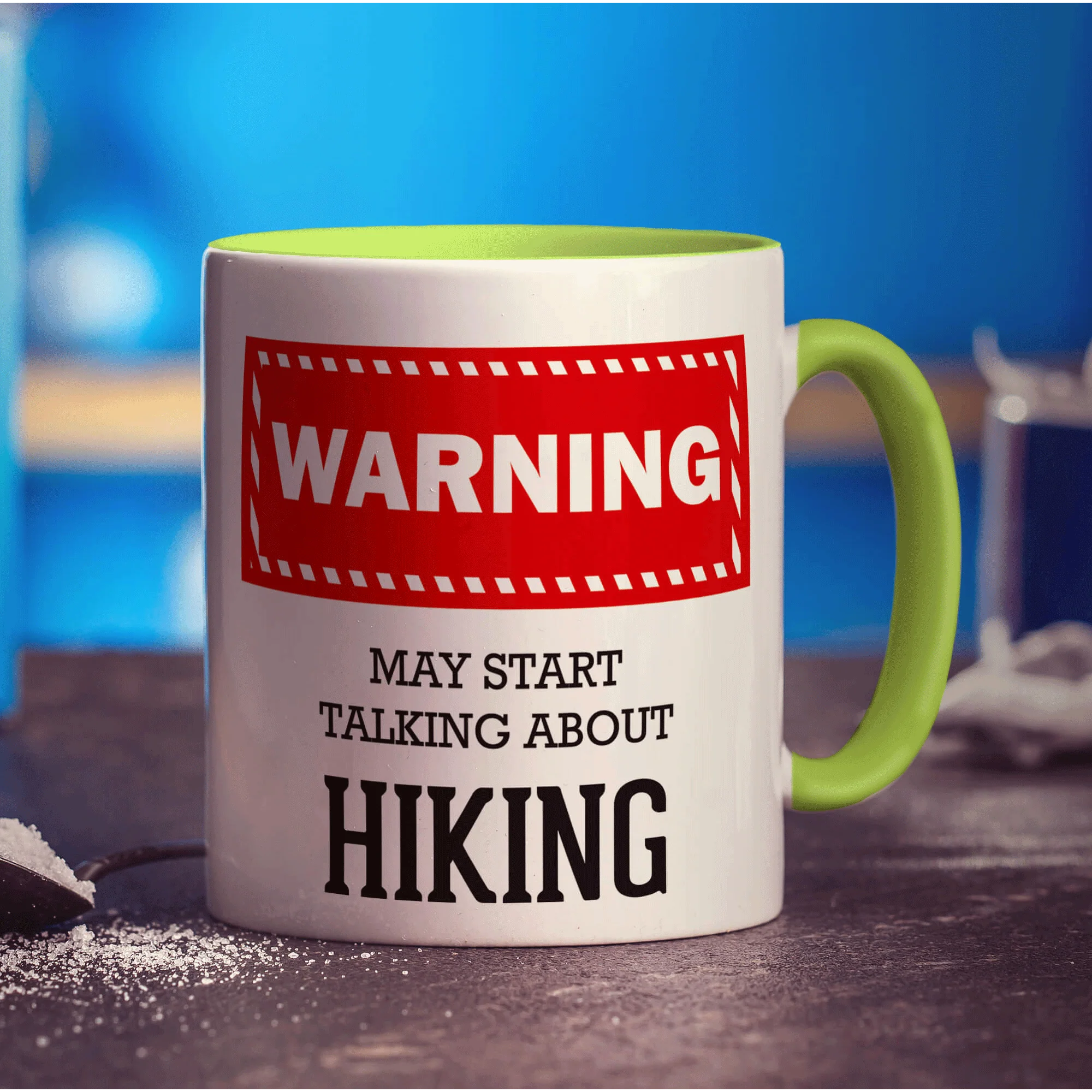 Warning! May Start Talking About Hiking Mug - Image 7