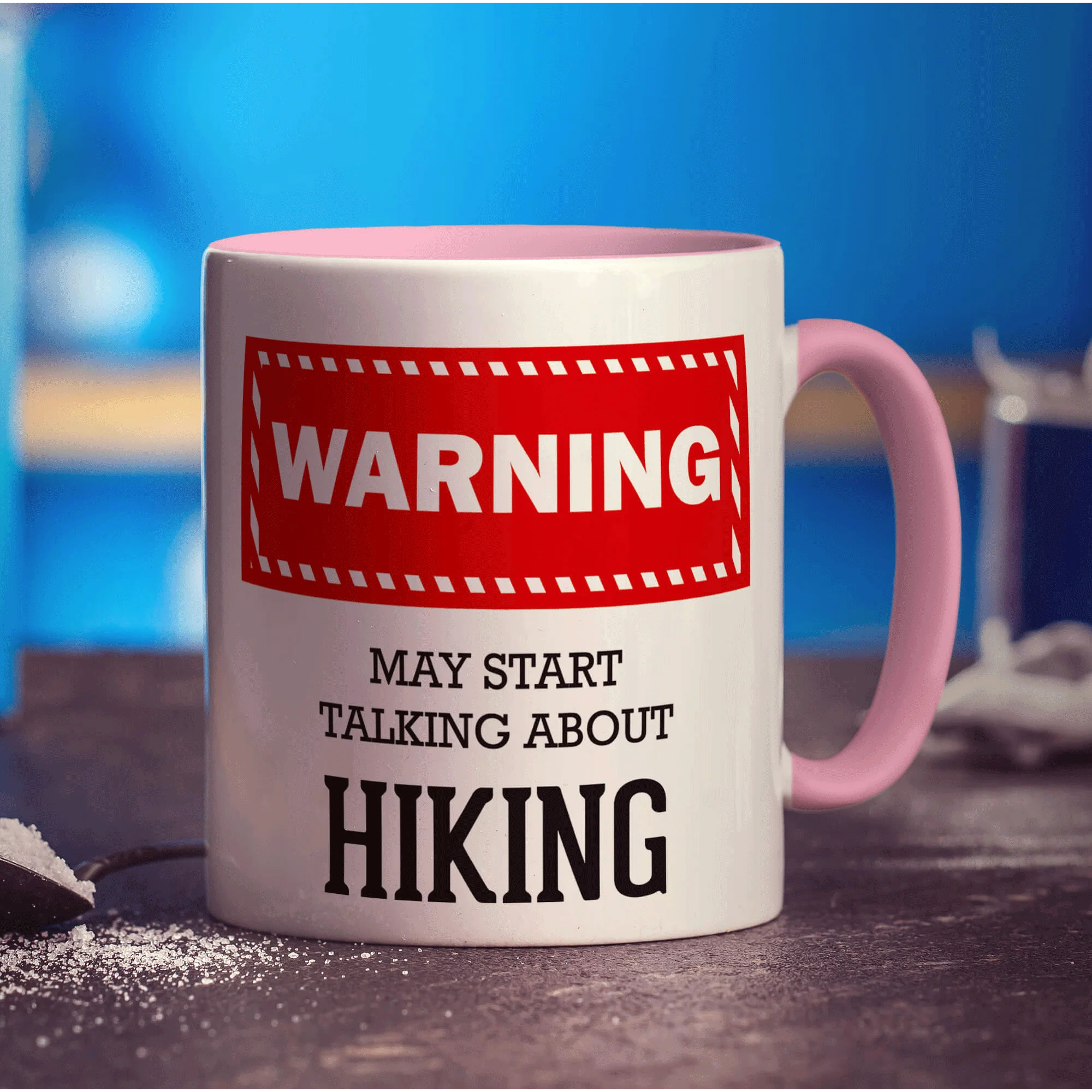 Warning! May Start Talking About Hiking Mug - Image 9