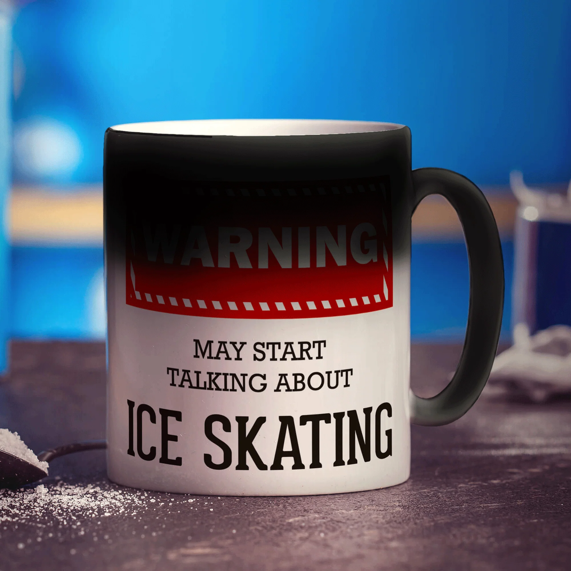 Warning! May Start Talking About Ice Skating Mug - Image 6