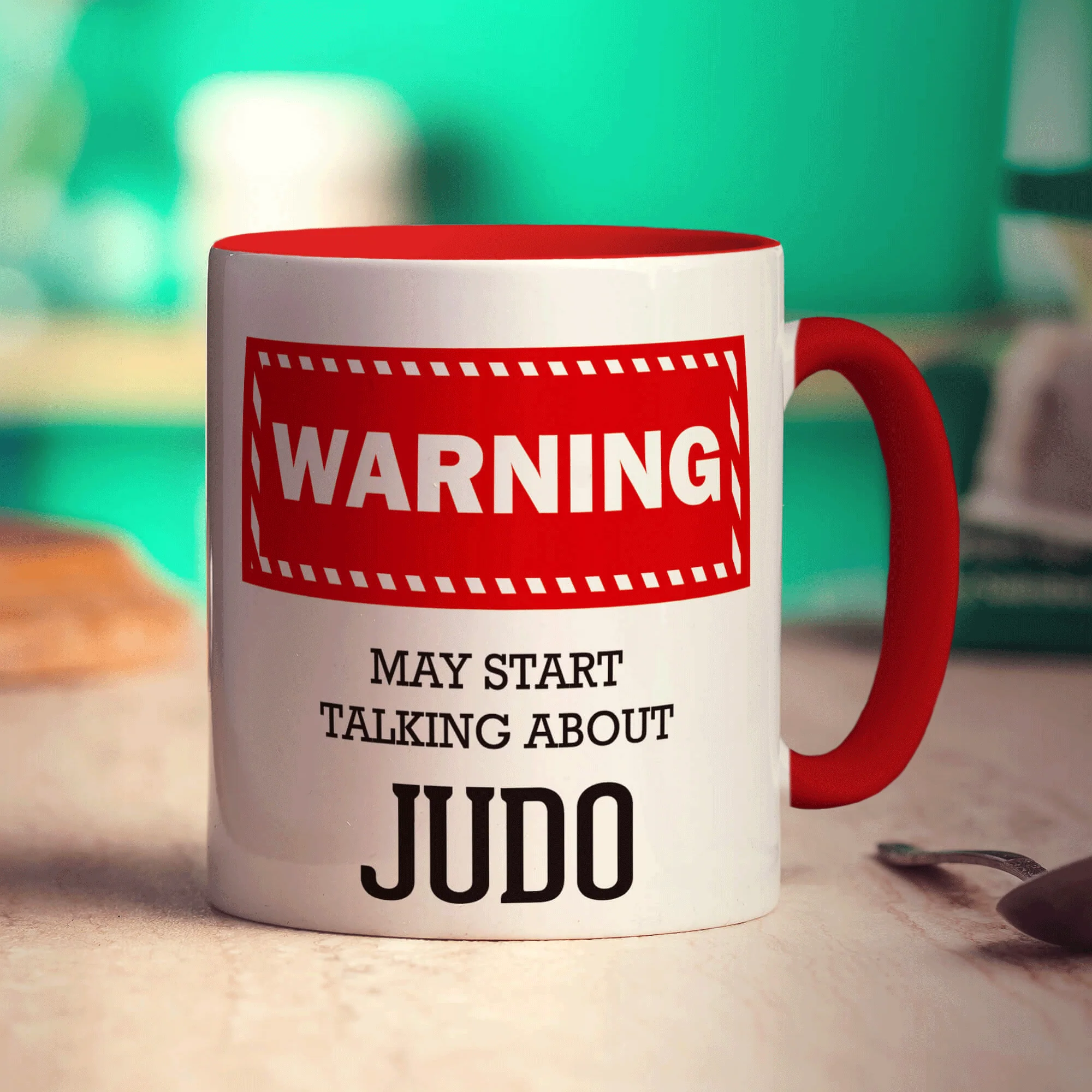 Warning! May Start Talking About Judo Mug - Image 11