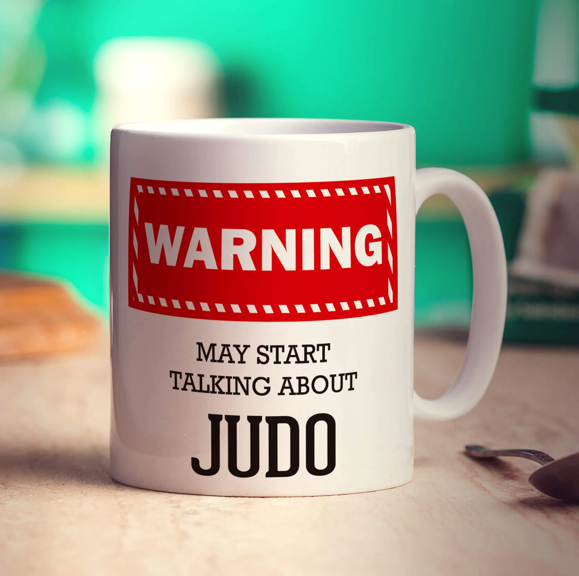 Warning! May Start Talking About Judo Mug - Image 3