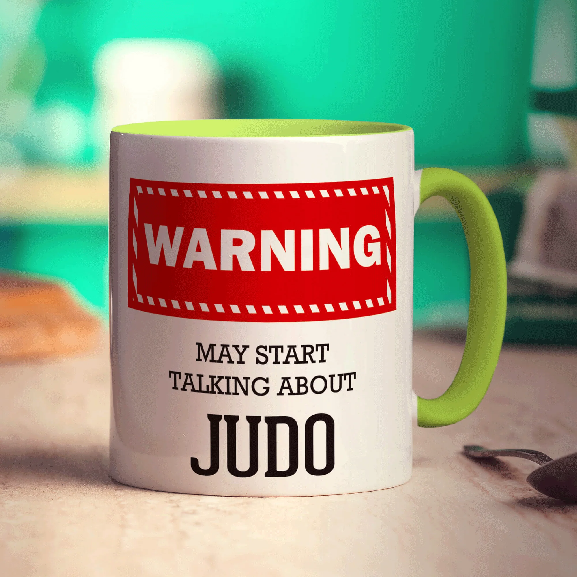 Warning! May Start Talking About Judo Mug - Image 7