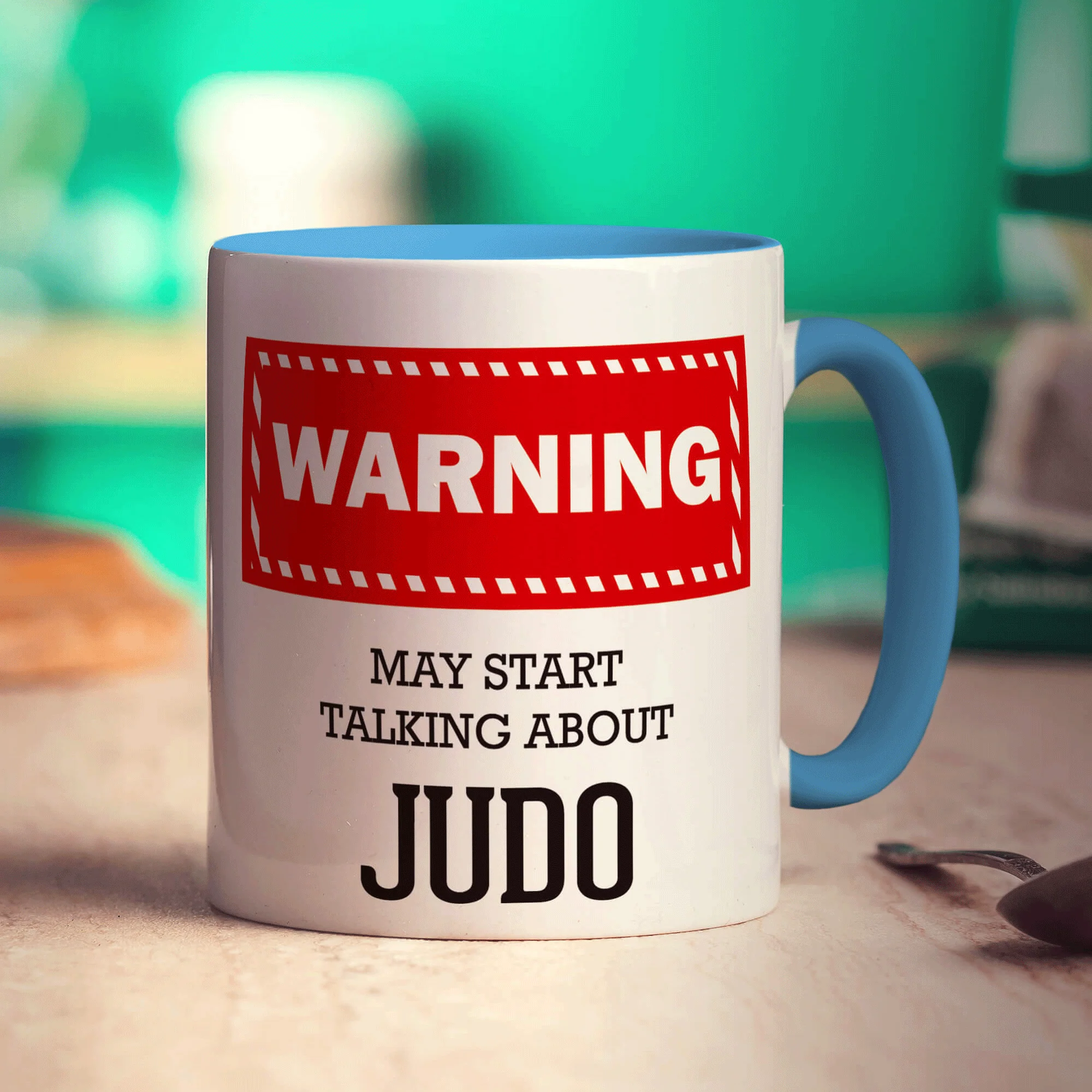 Warning! May Start Talking About Judo Mug - Image 8