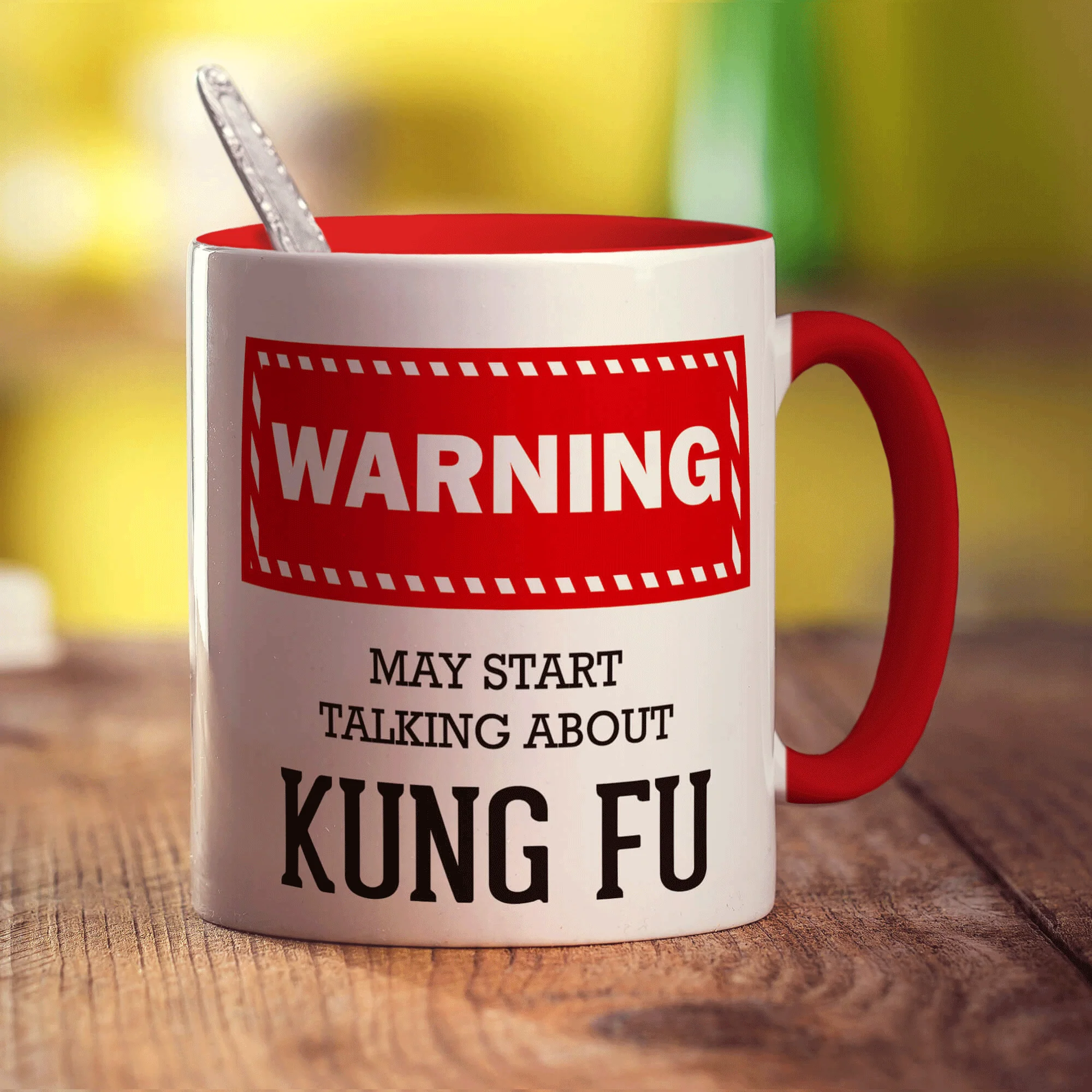 Warning! May Start Talking About Kung Fu Mug - Image 11