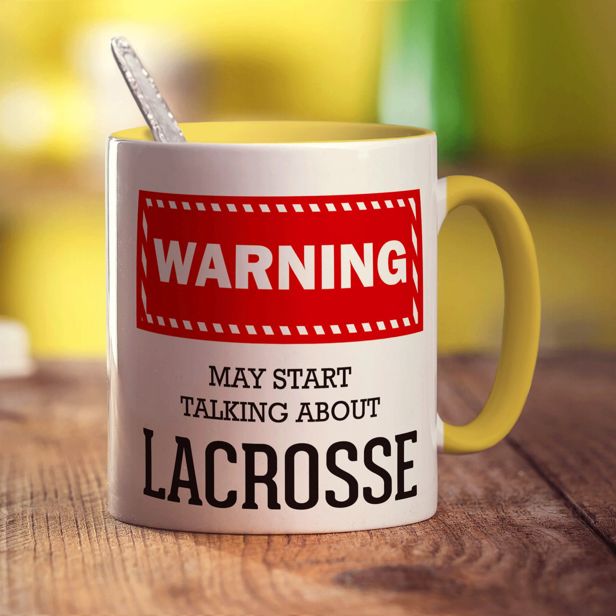 Warning! May Start Talking About Lacrosse Mug - Image 5