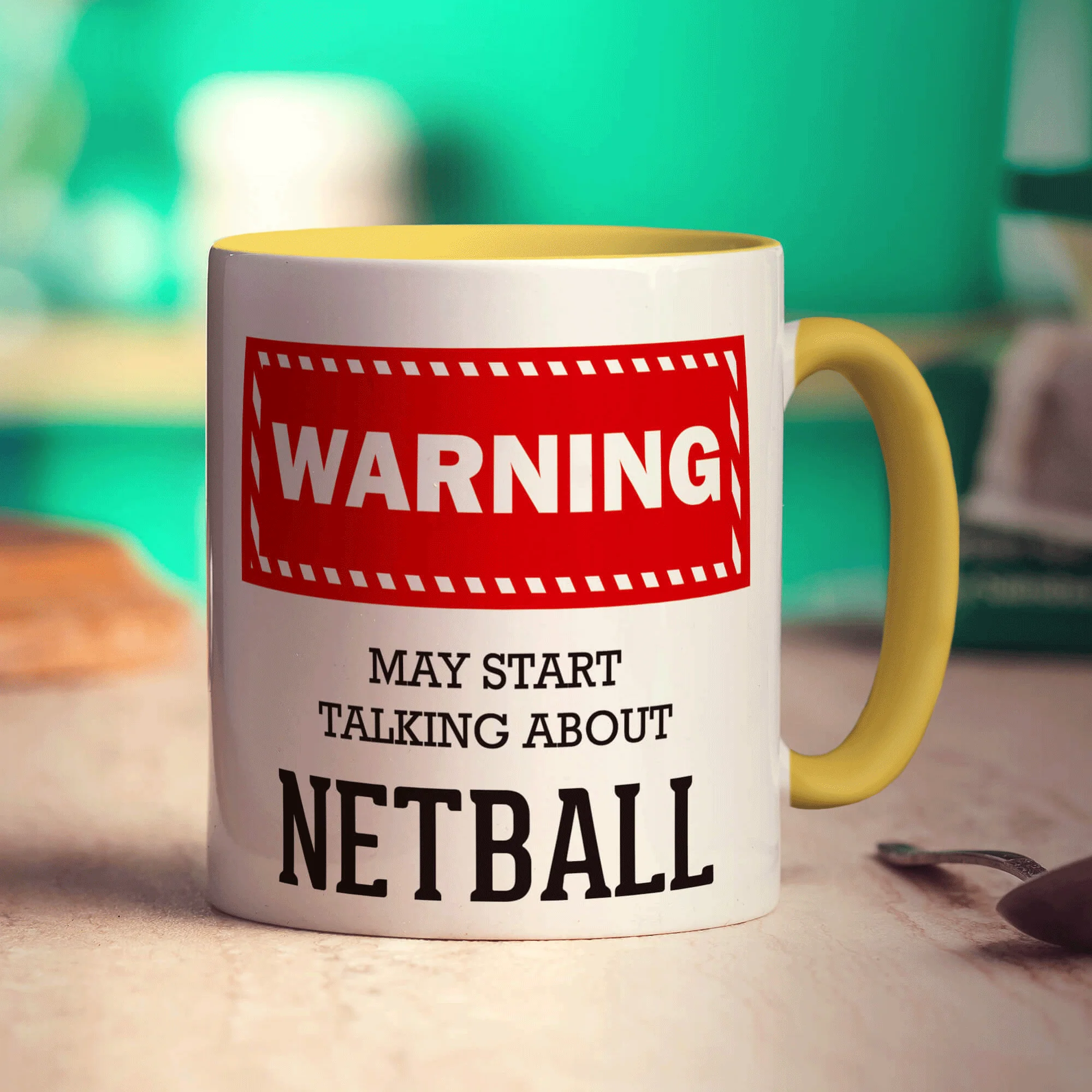 Warning! May Start Talking About Netball Mug - Image 5