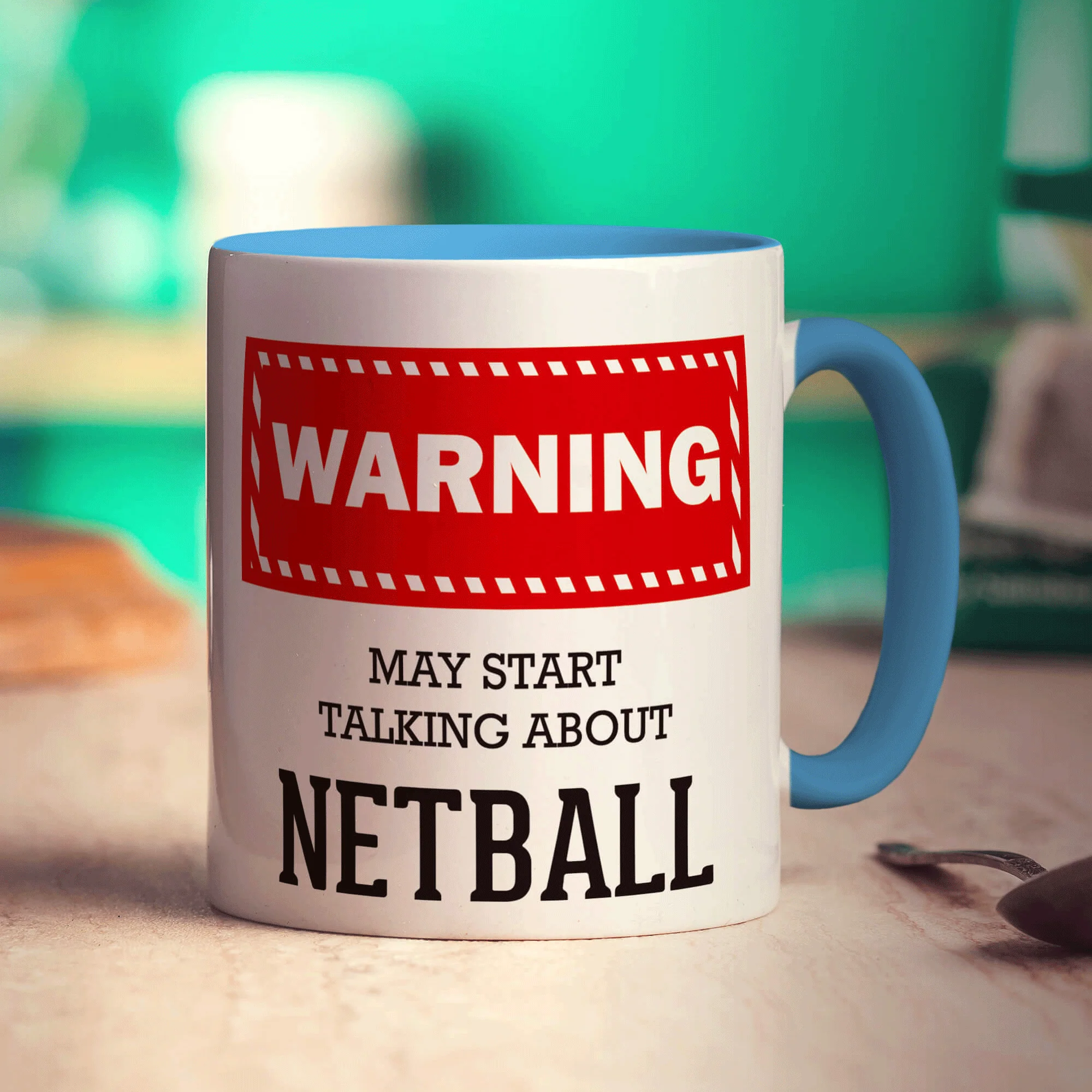 Warning! May Start Talking About Netball Mug - Image 8