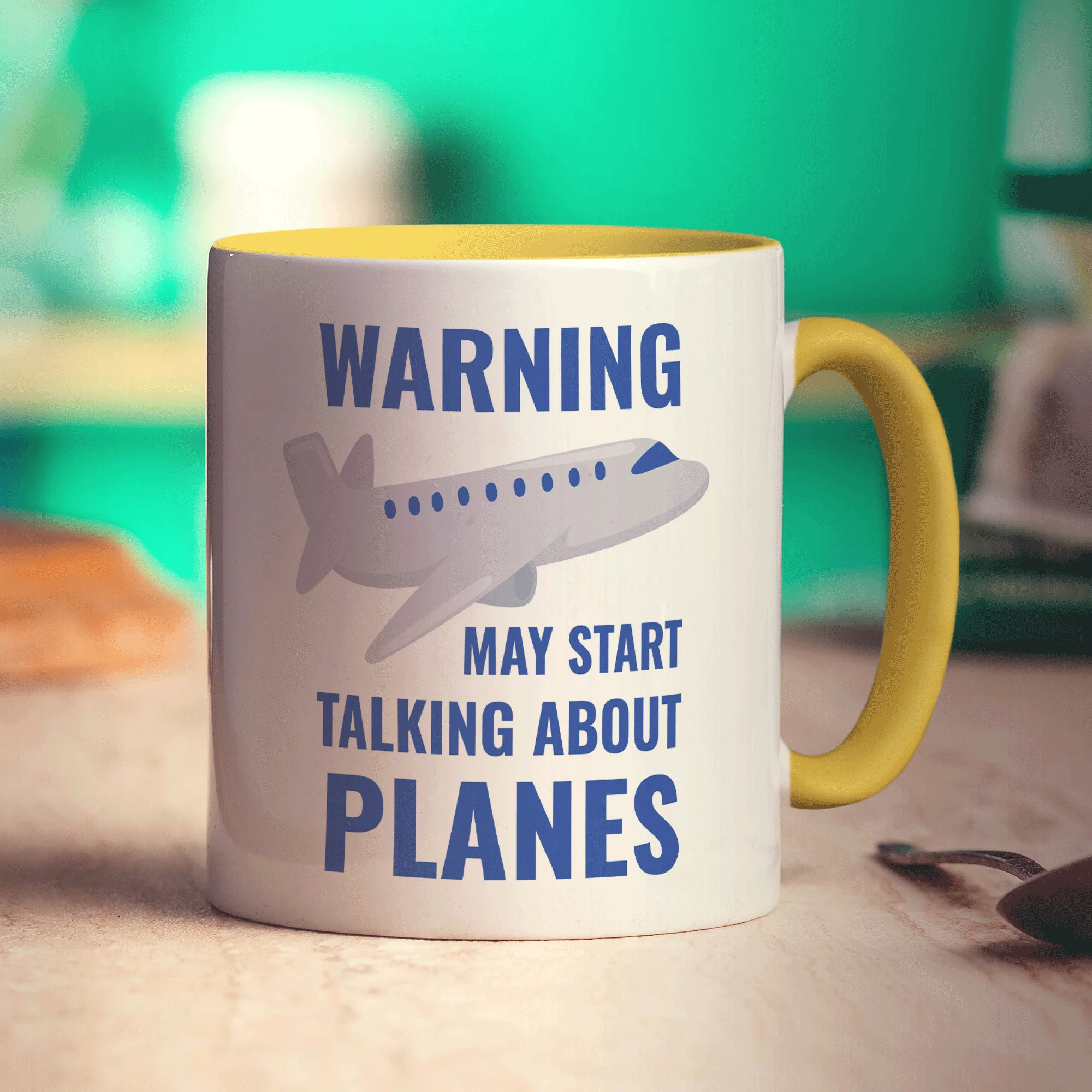 Warning May Start Talking About Planes Mug - Image 7