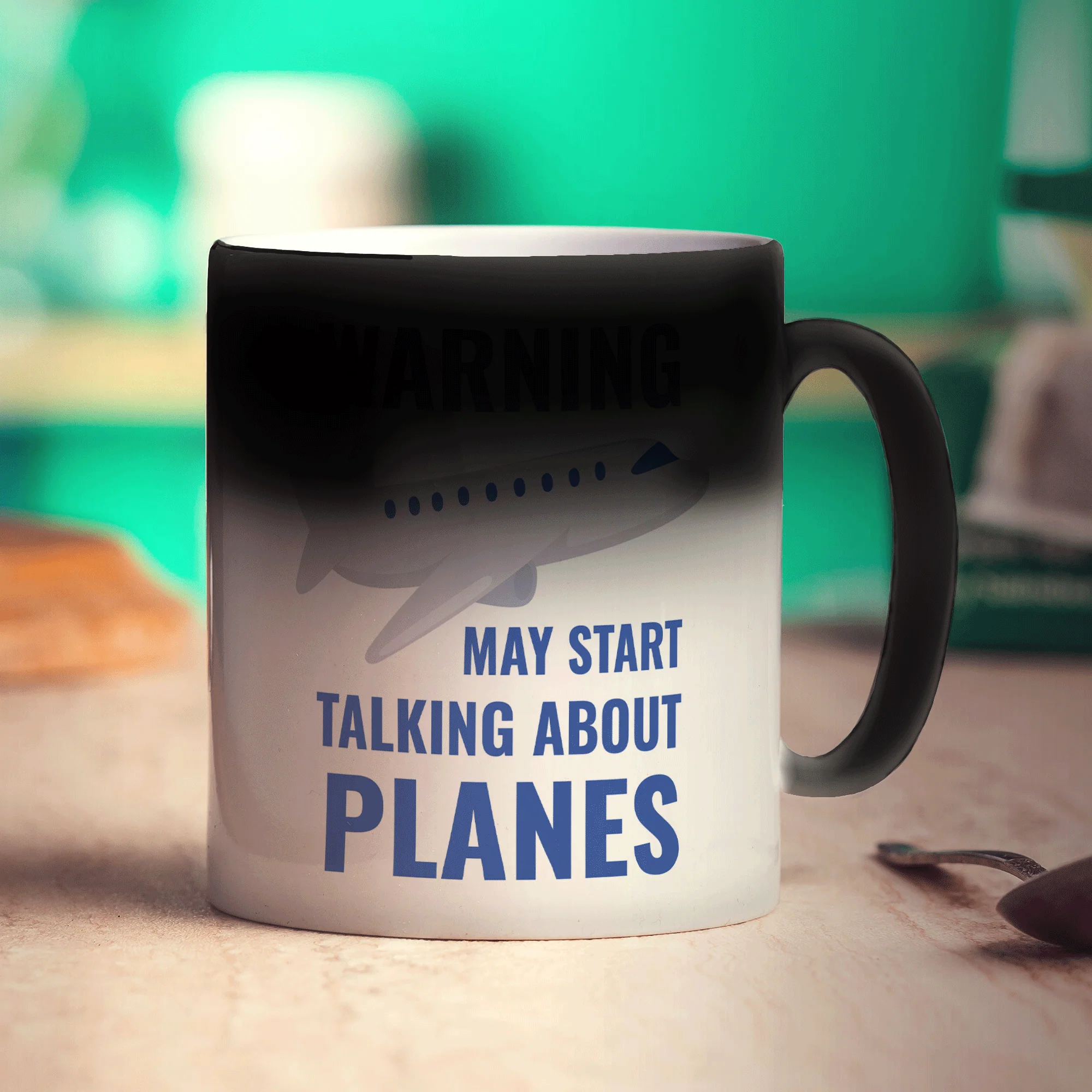 Warning May Start Talking About Planes Mug - Image 8