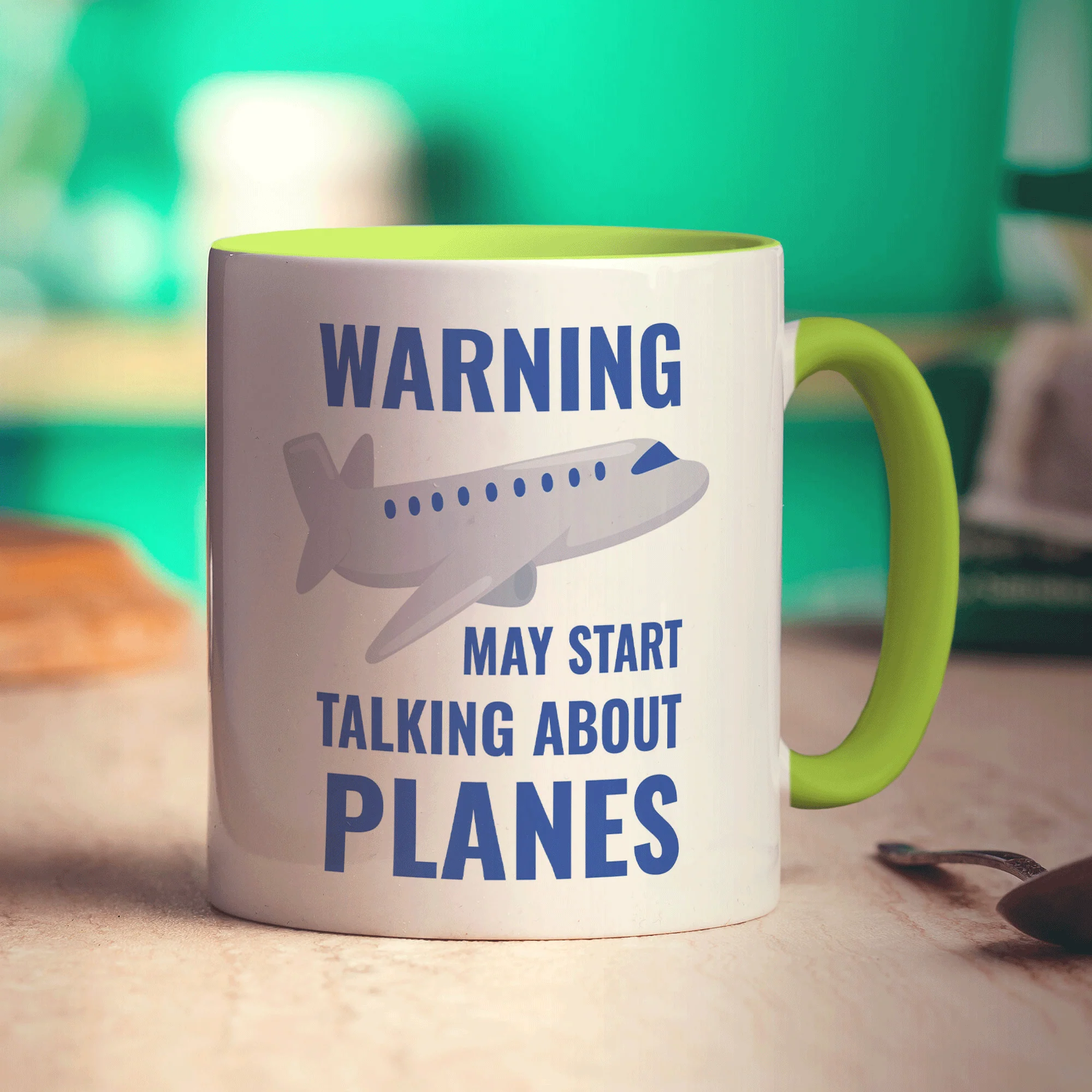 Warning May Start Talking About Planes Mug - Image 9