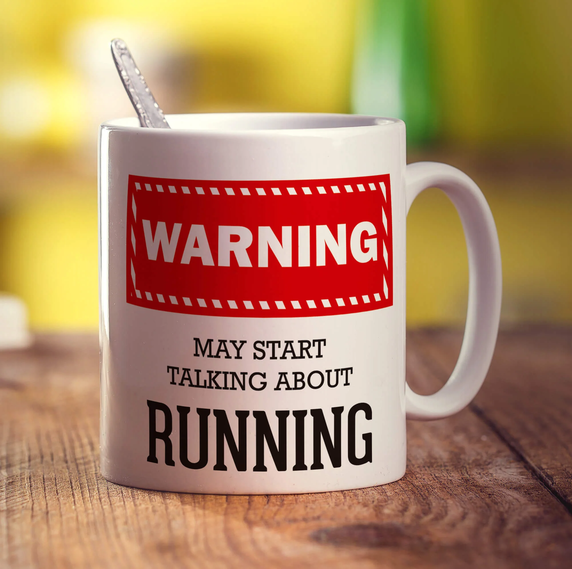 Warning! May Start Talking About Running Mug