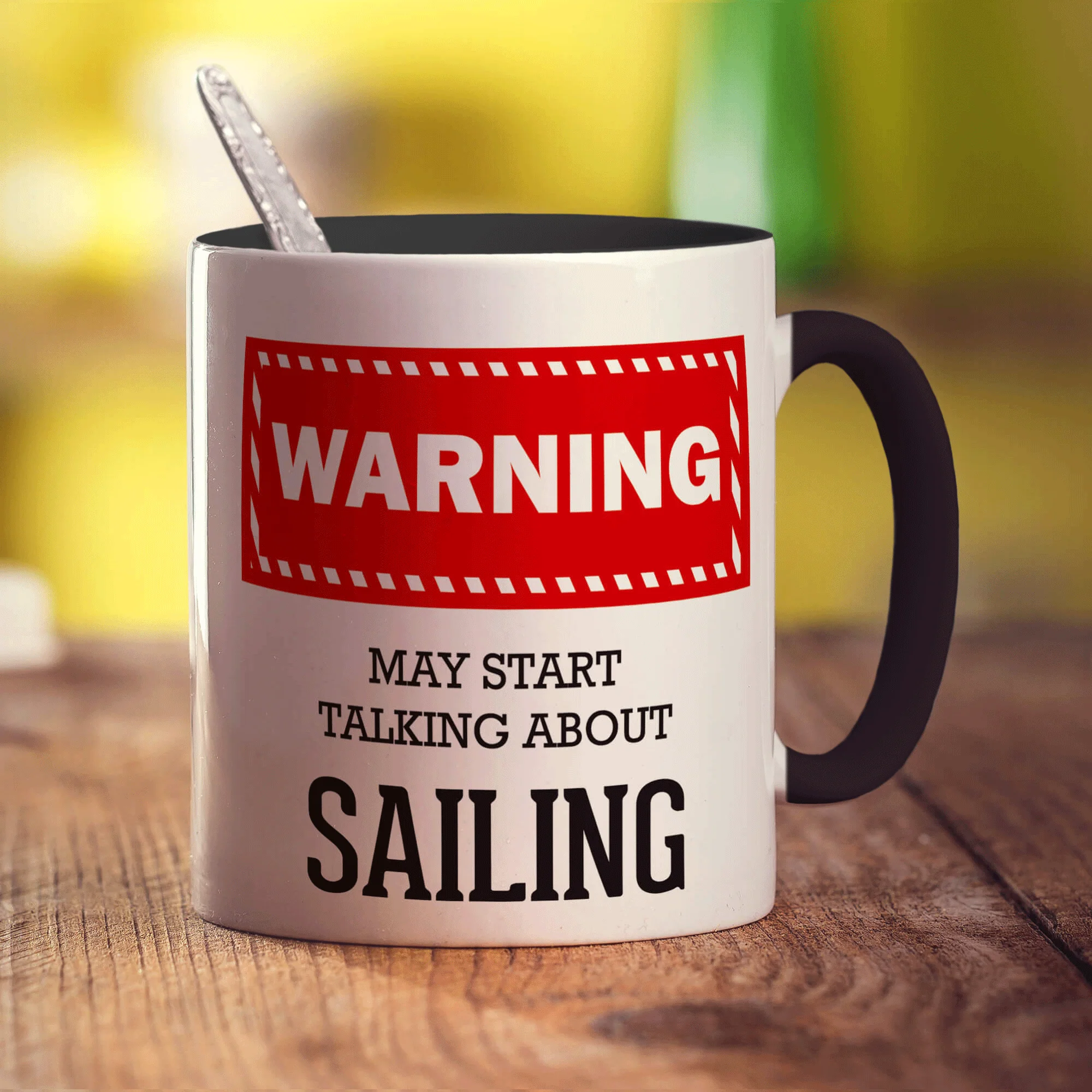 Warning! May Start Talking About Sailing Mug - Image 10