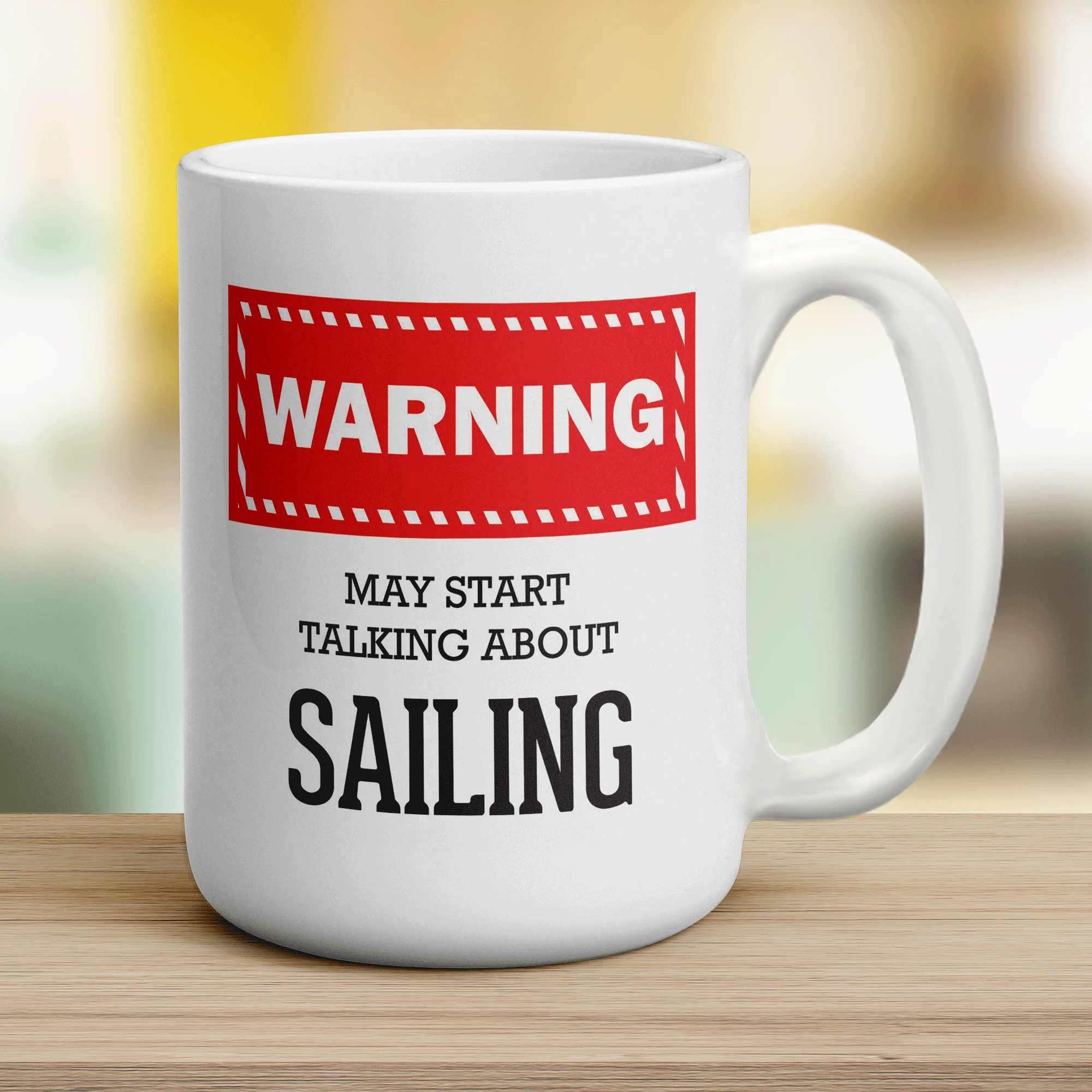 Warning! May Start Talking About Sailing Mug - Image 12