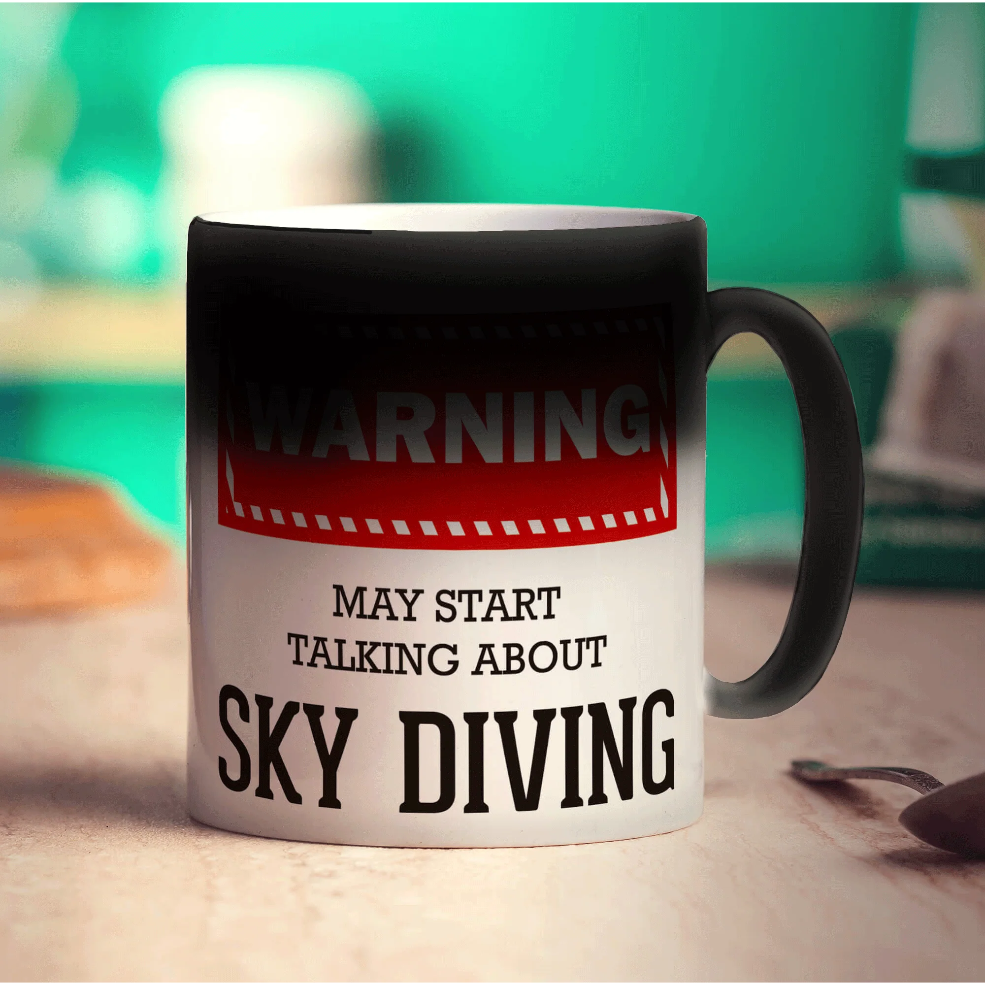 Warning! May Start Talking About Sky Diving Mug - Image 6