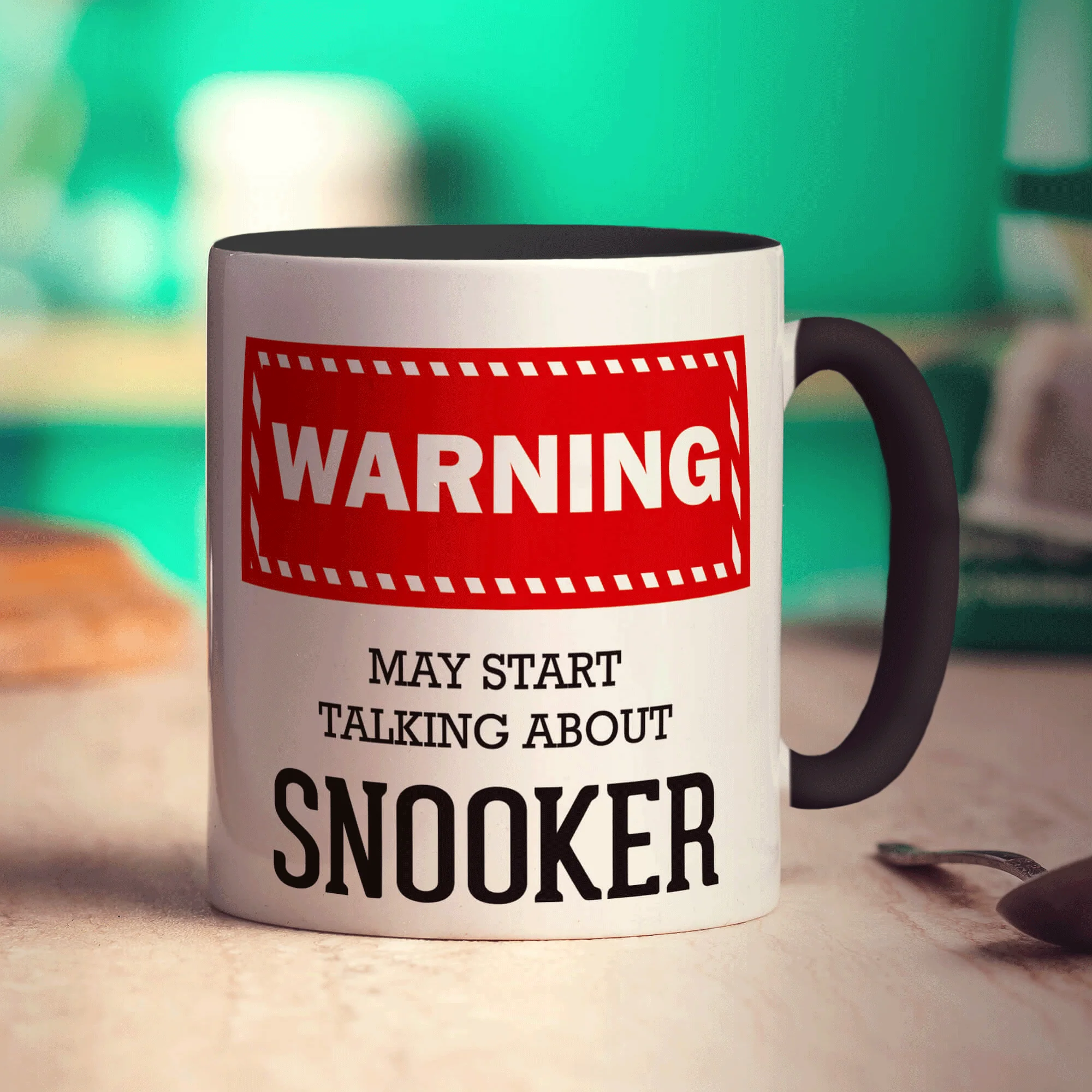 Warning! May Start Talking About Snooker Mug - Image 10