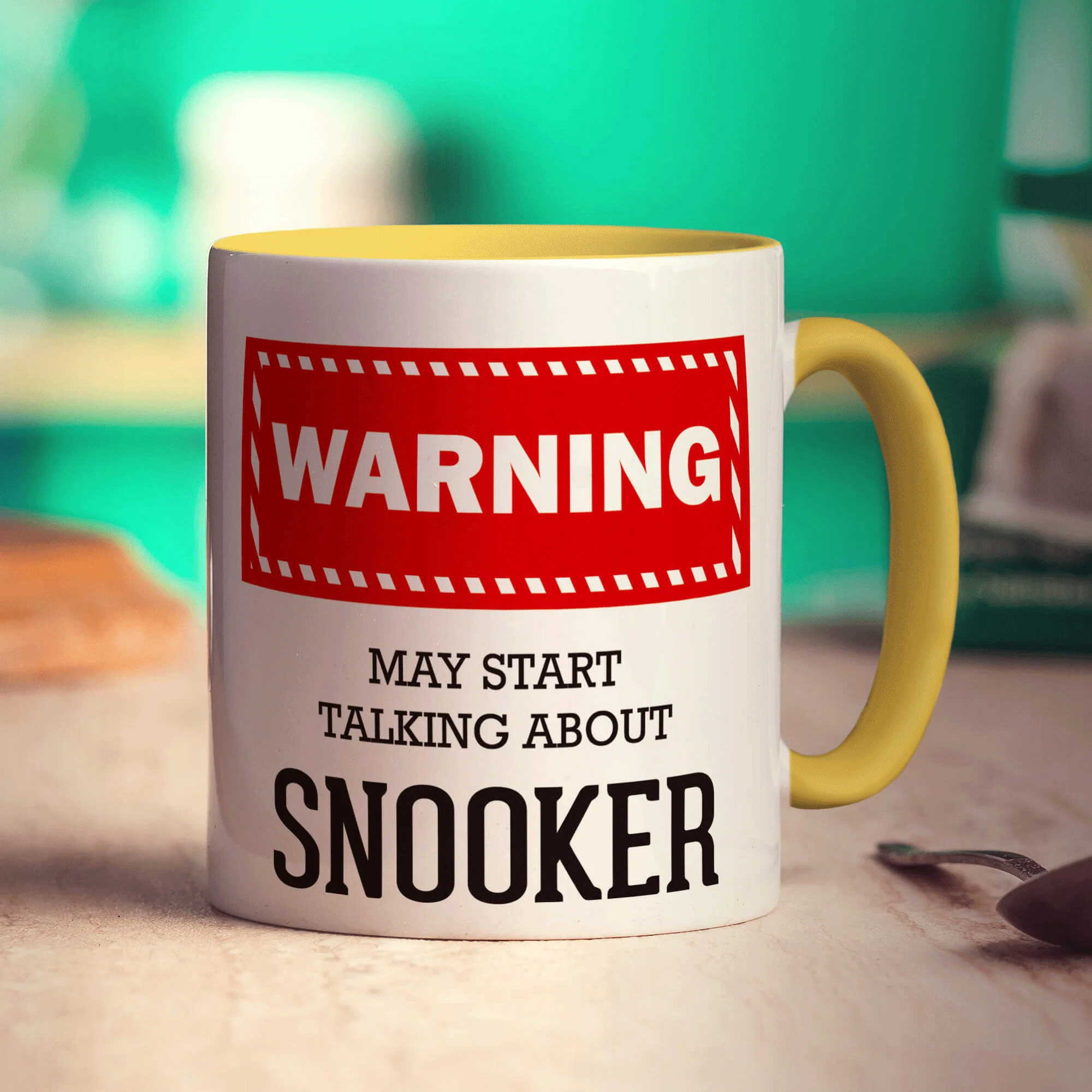 Warning! May Start Talking About Snooker Mug - Image 5