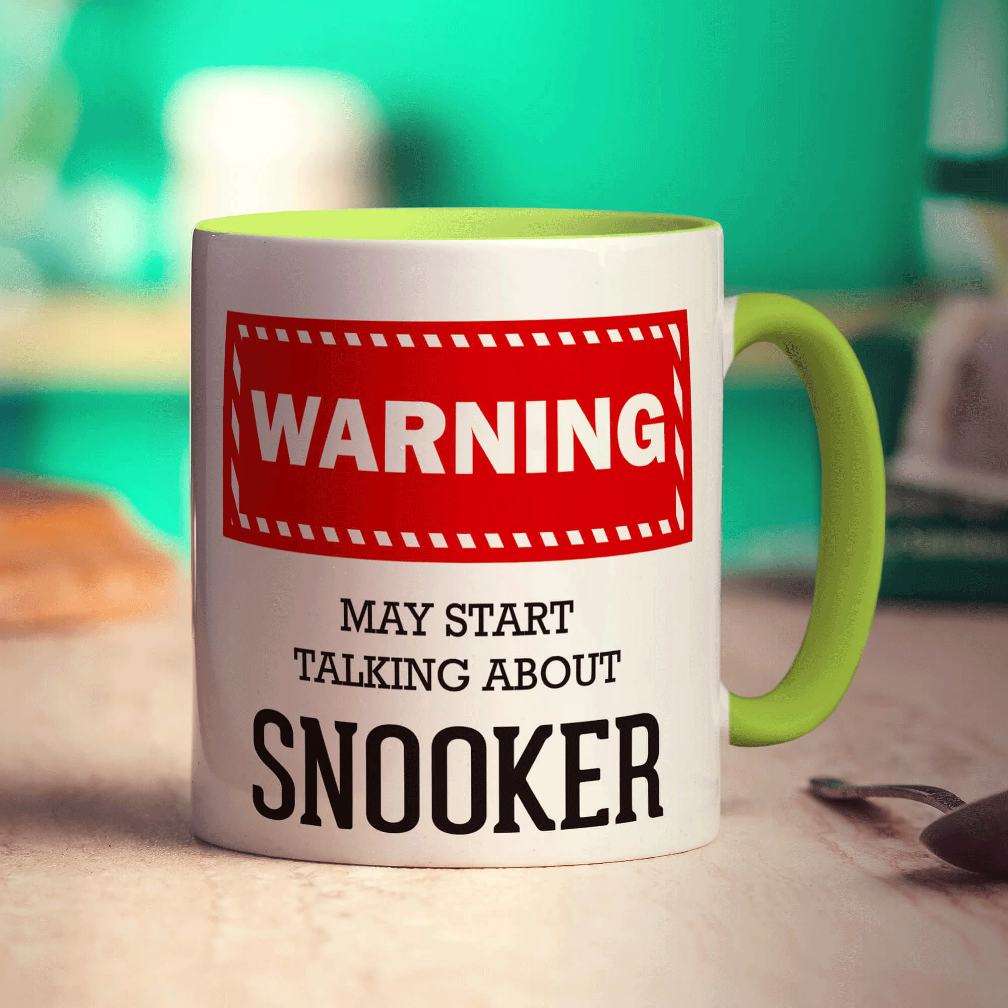 Warning! May Start Talking About Snooker Mug - Image 7
