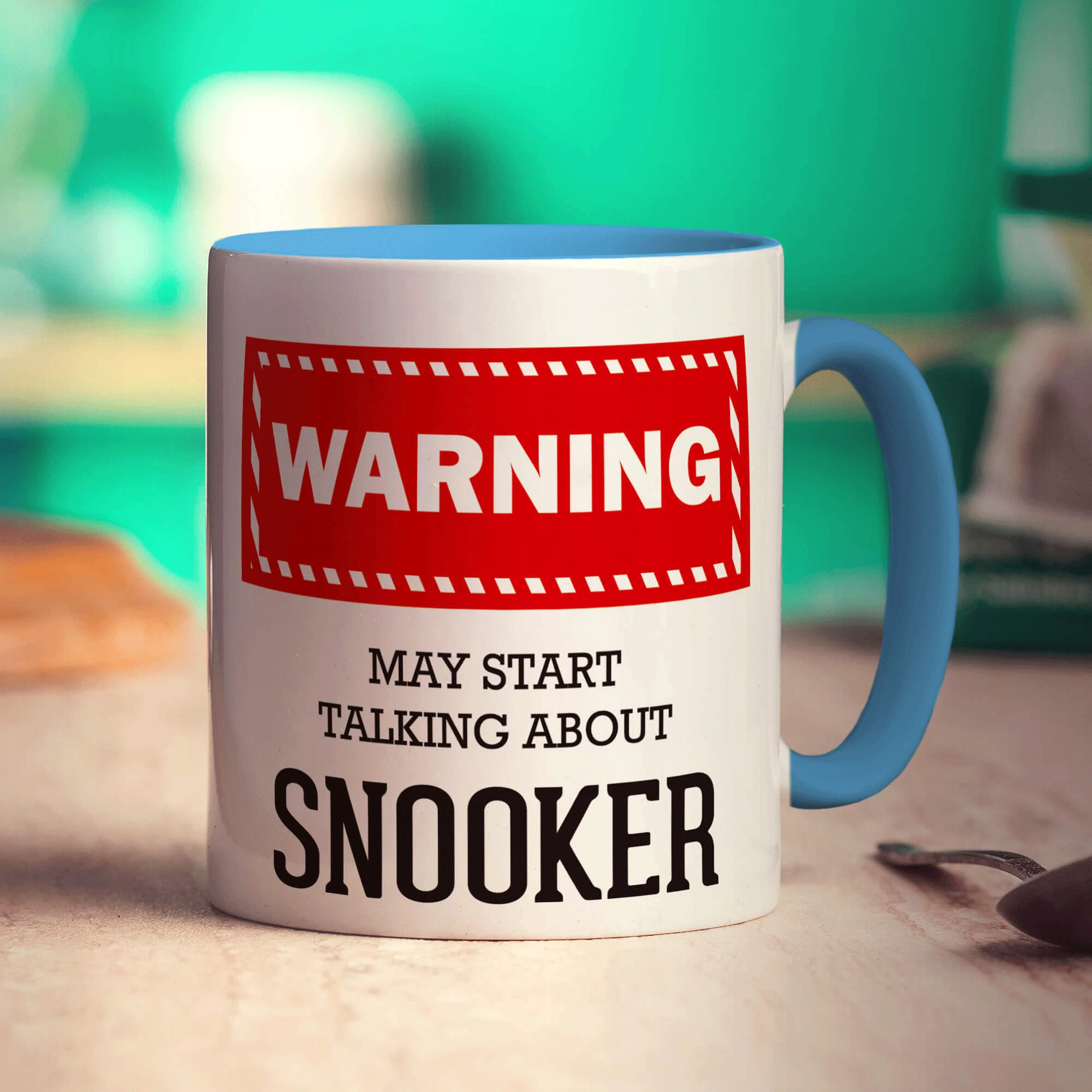 Warning! May Start Talking About Snooker Mug - Image 8