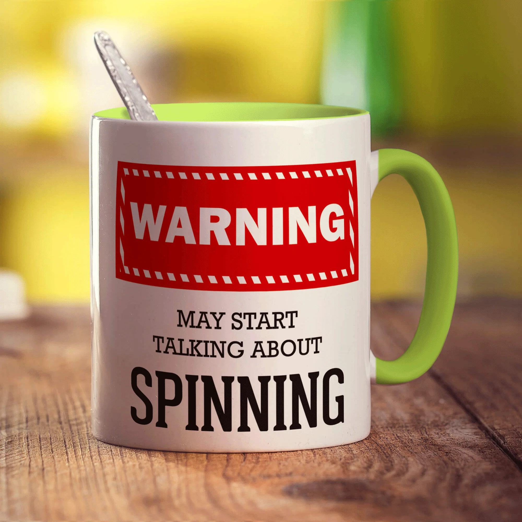 Warning! May Start Talking About Spinning Mug - Image 7