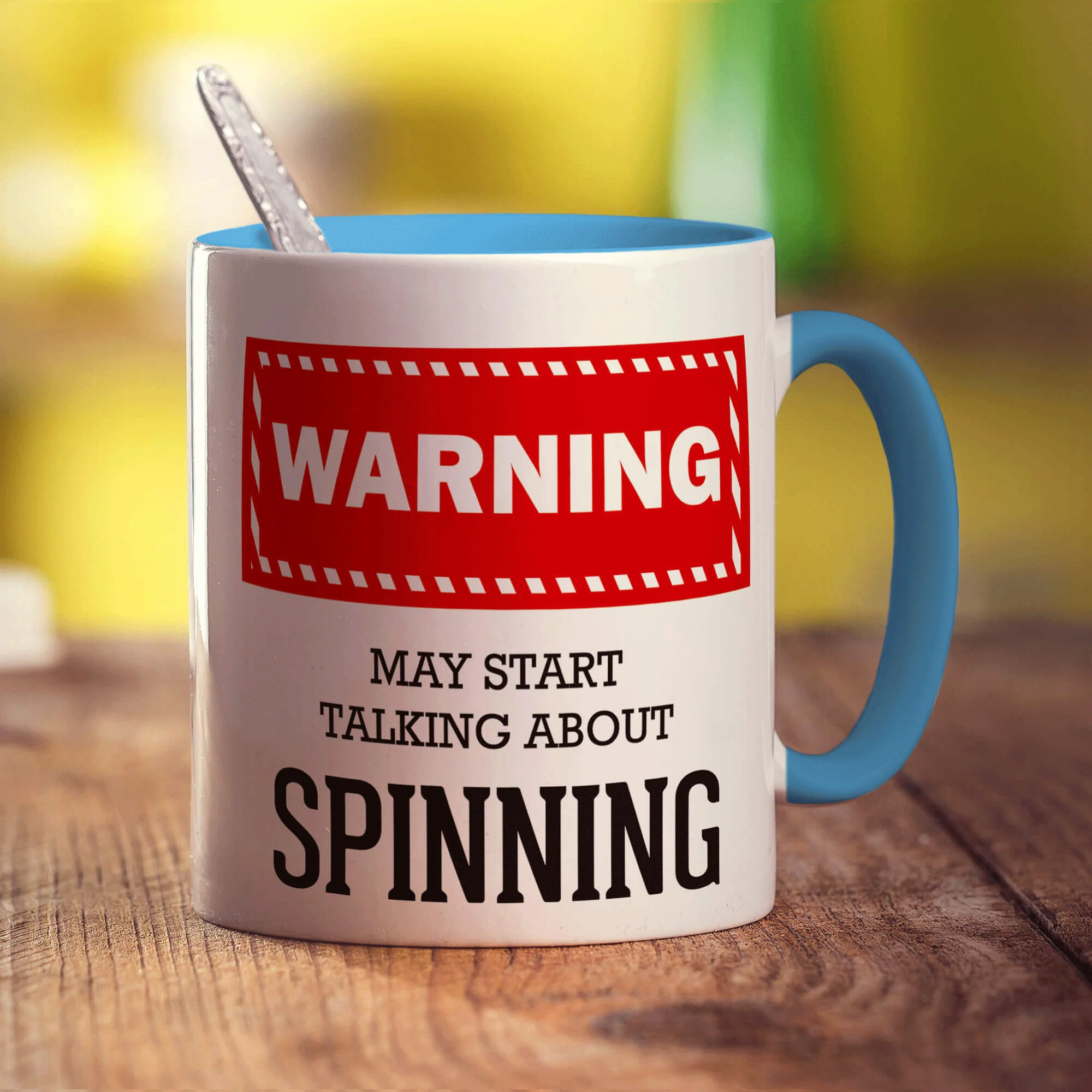 Warning! May Start Talking About Spinning Mug - Image 8