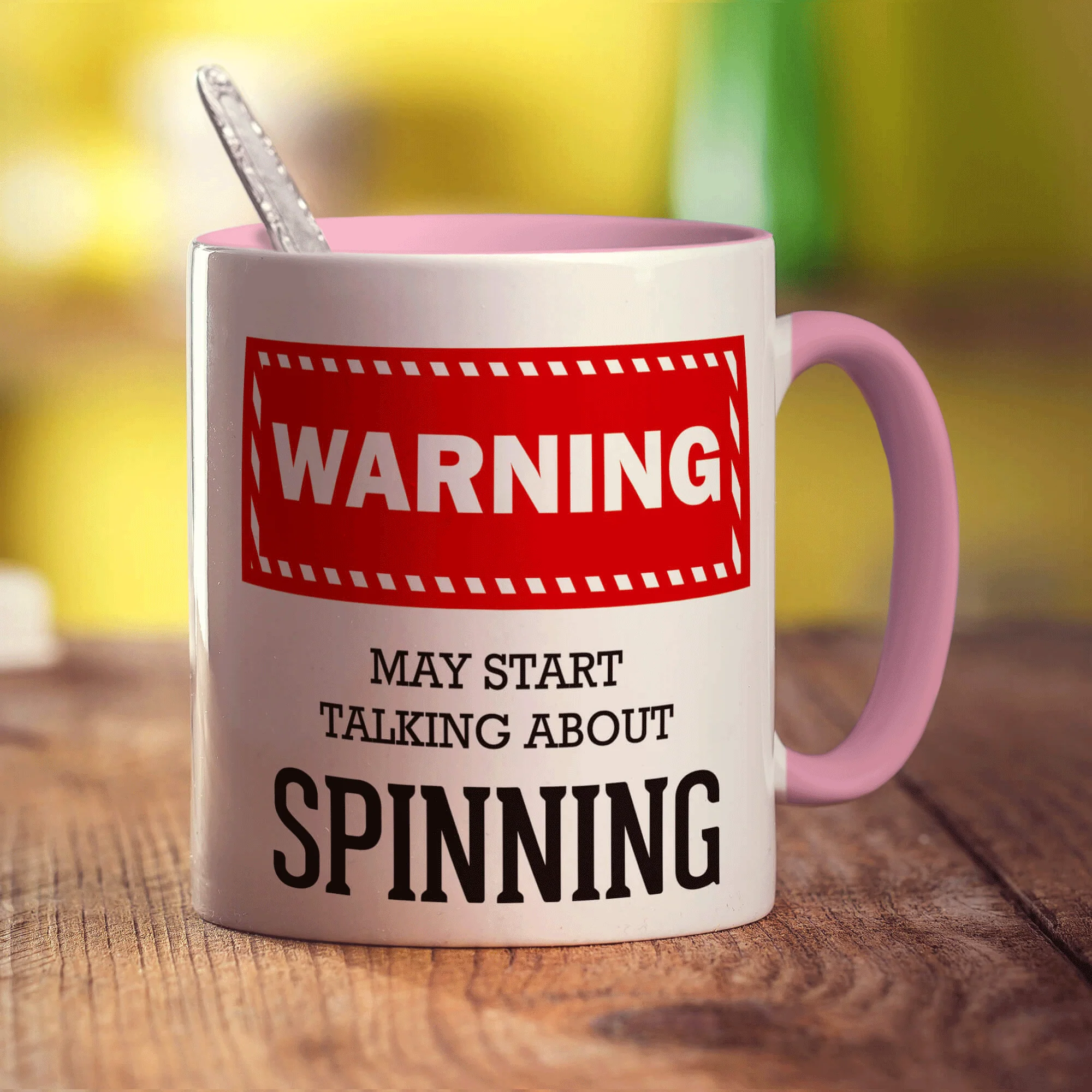 Warning! May Start Talking About Spinning Mug - Image 9