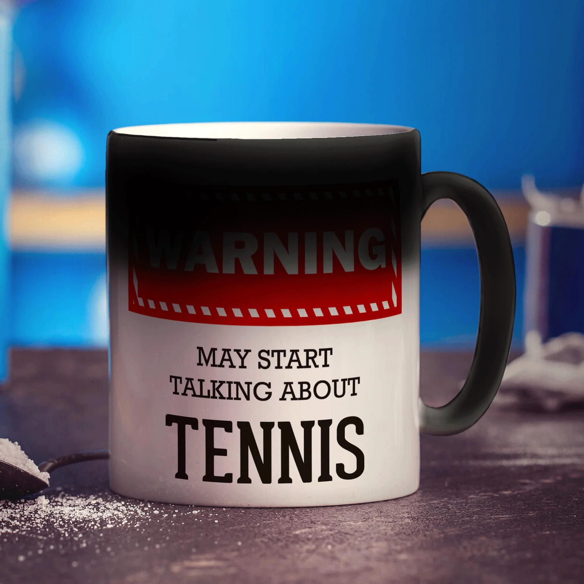 Warning! May Start Talking About Tennis Mug - Image 6