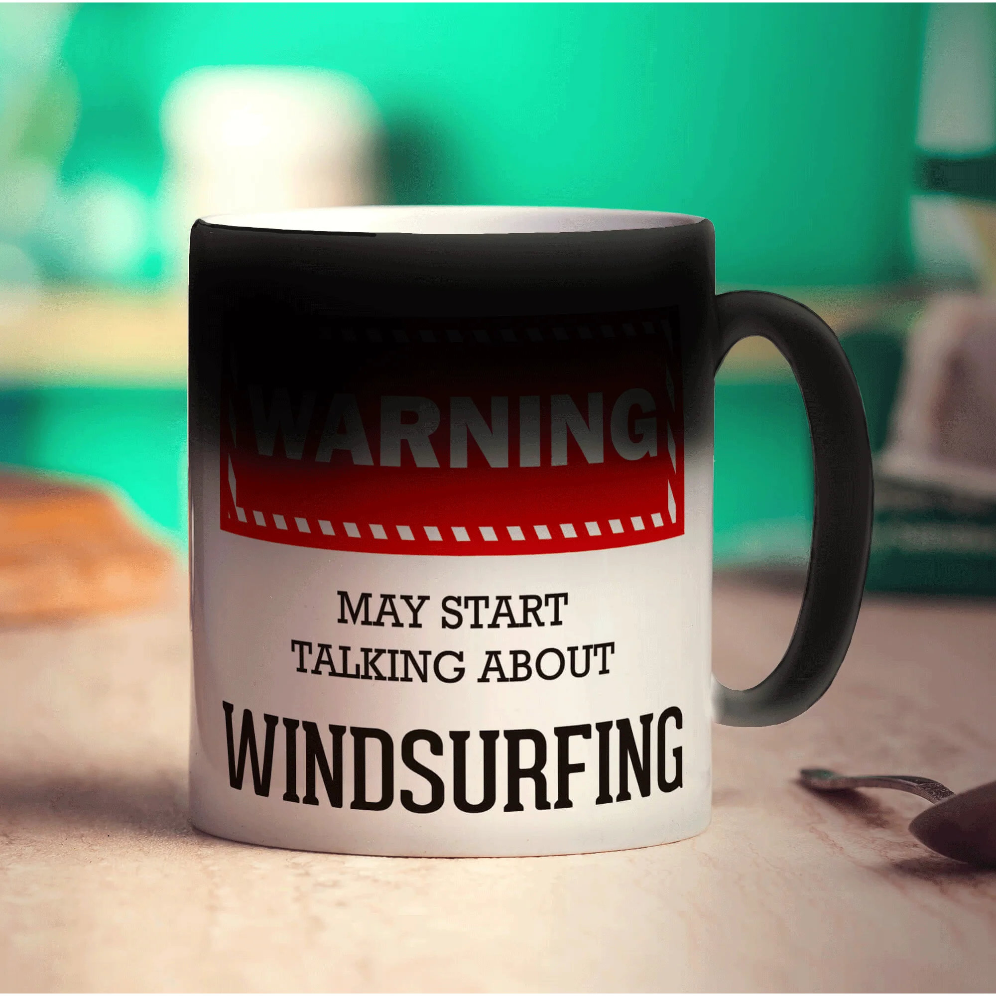 Warning! May Start Talking About Windsurfing Mug - Image 6