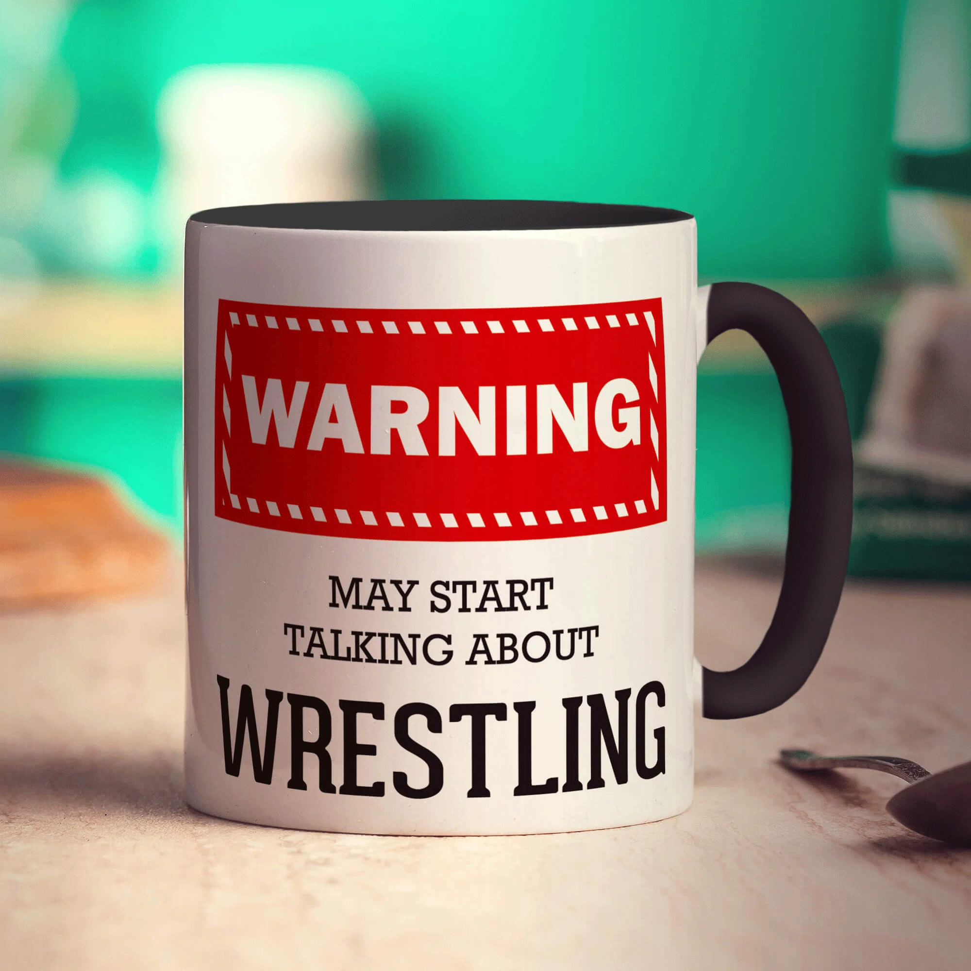 Warning! May Start Talking About Wrestling Mug - Image 10