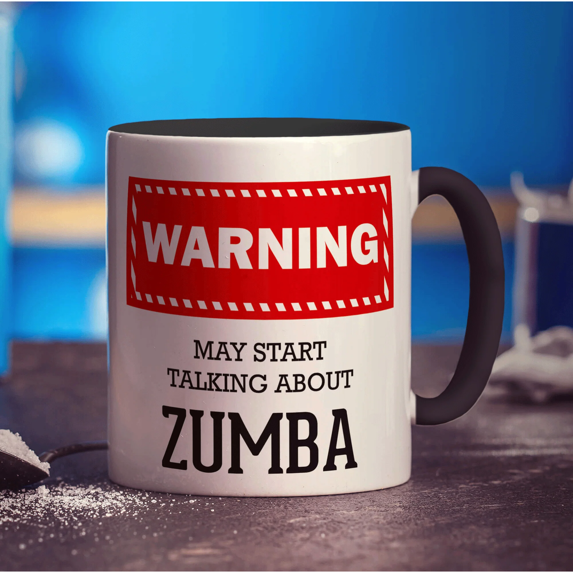 Warning! May Start Talking About Zumba Mug - Image 10