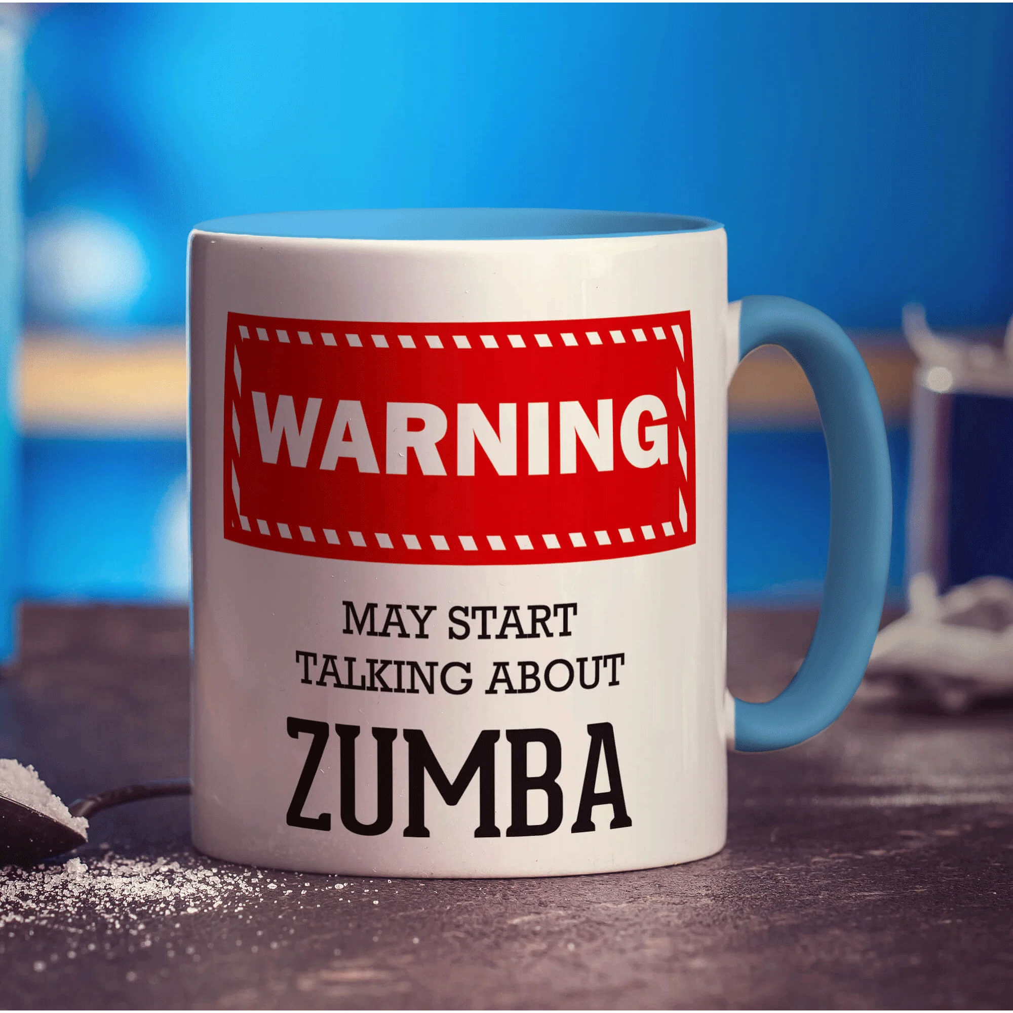 Warning! May Start Talking About Zumba Mug - Image 8