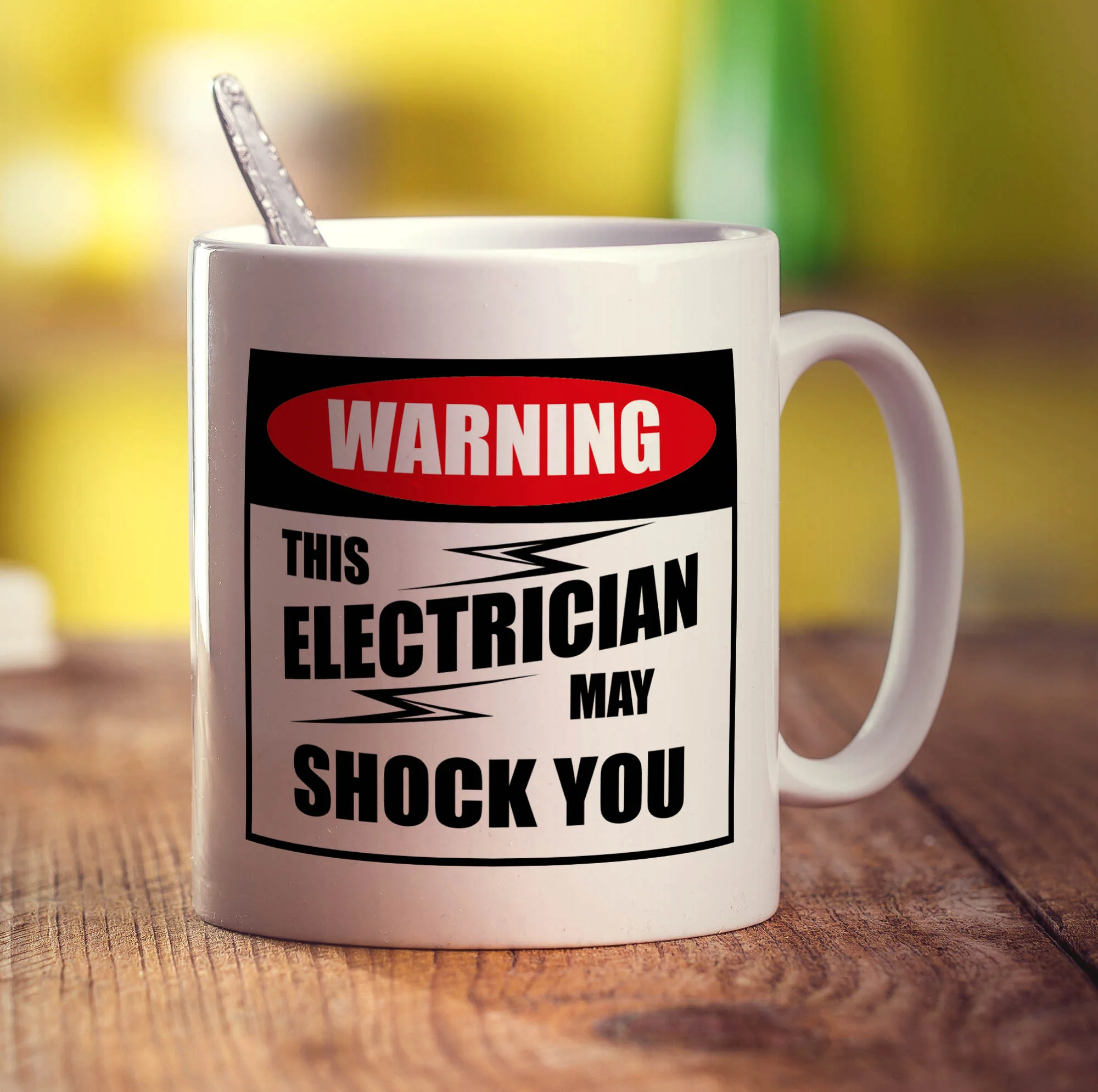 Warning This Electrician May Shock You Mug - Image 3
