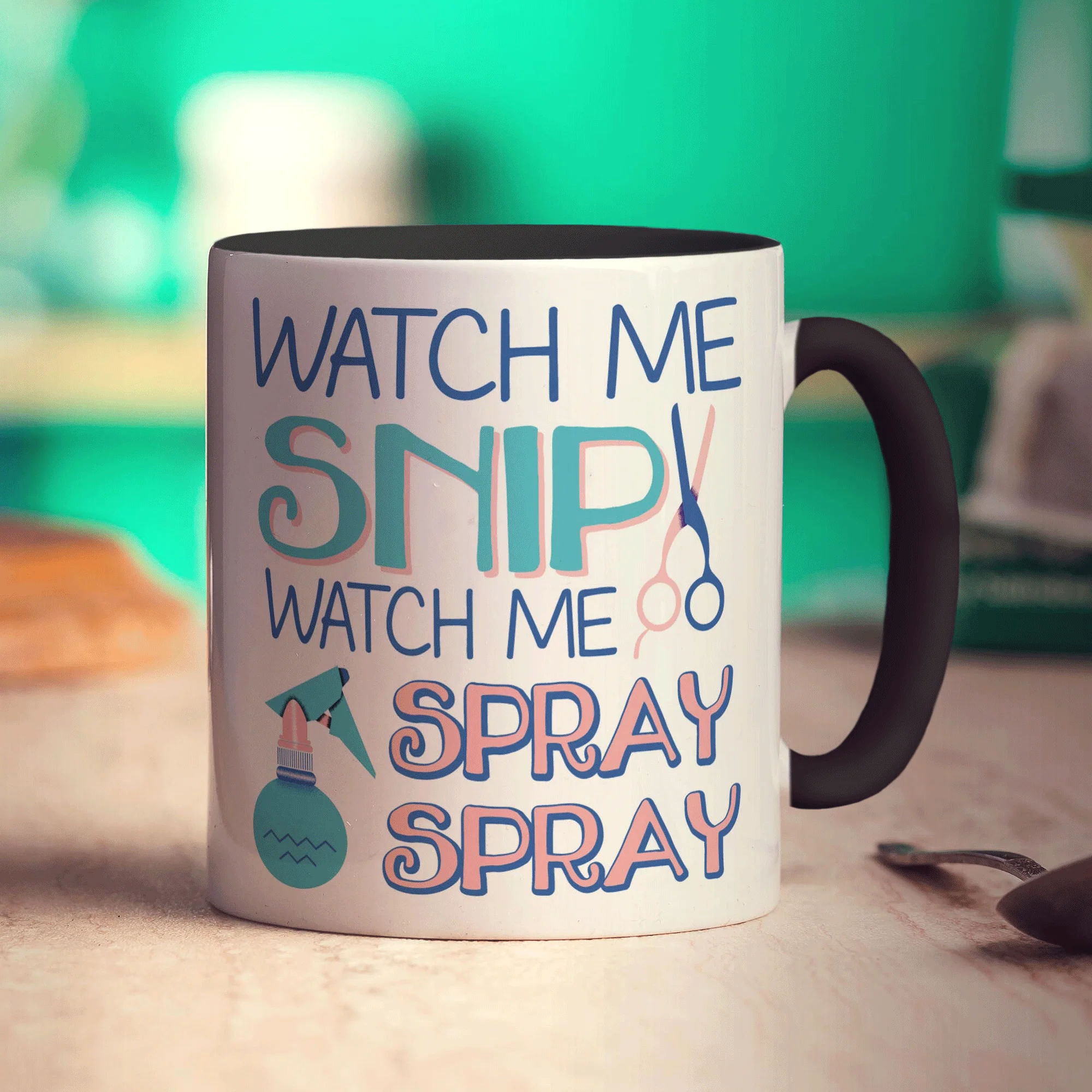 Watch Me Snip Watch Me, Spray, Spray Mug - Image 10