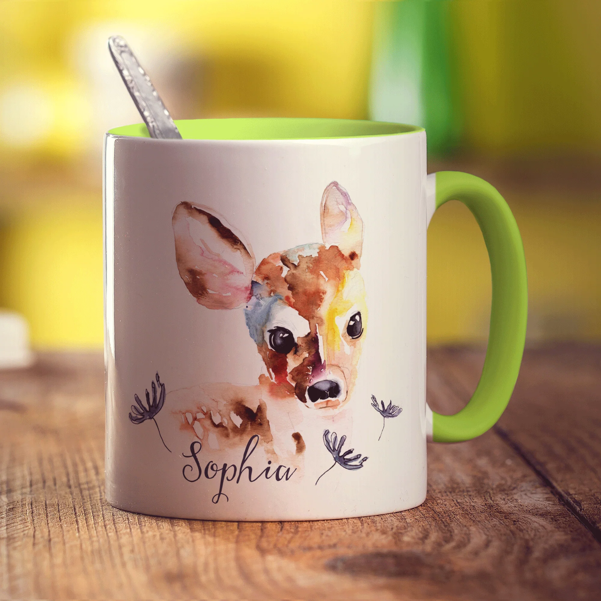 Watercolour Deer Mug by Harriet Perkins - Image 13