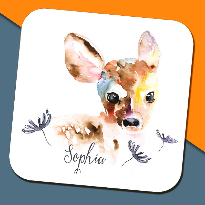 Watercolour Deer Mug by Harriet Perkins - Image 4