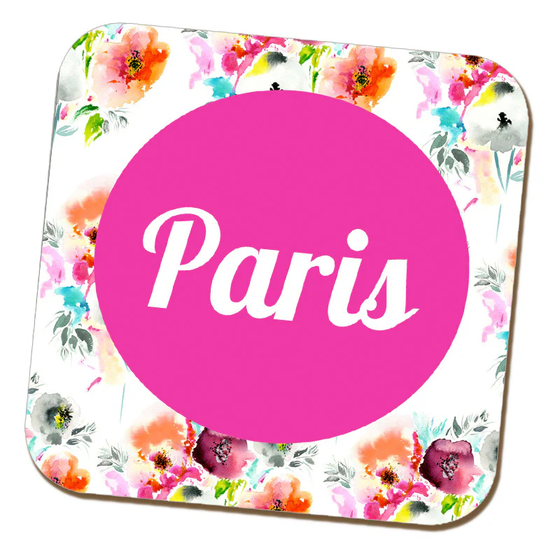 Watercolour Floral Coaster by Jessica Peppin