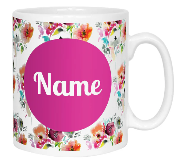 Watercolour Floral Mug by Jessica Peppin - Image 2