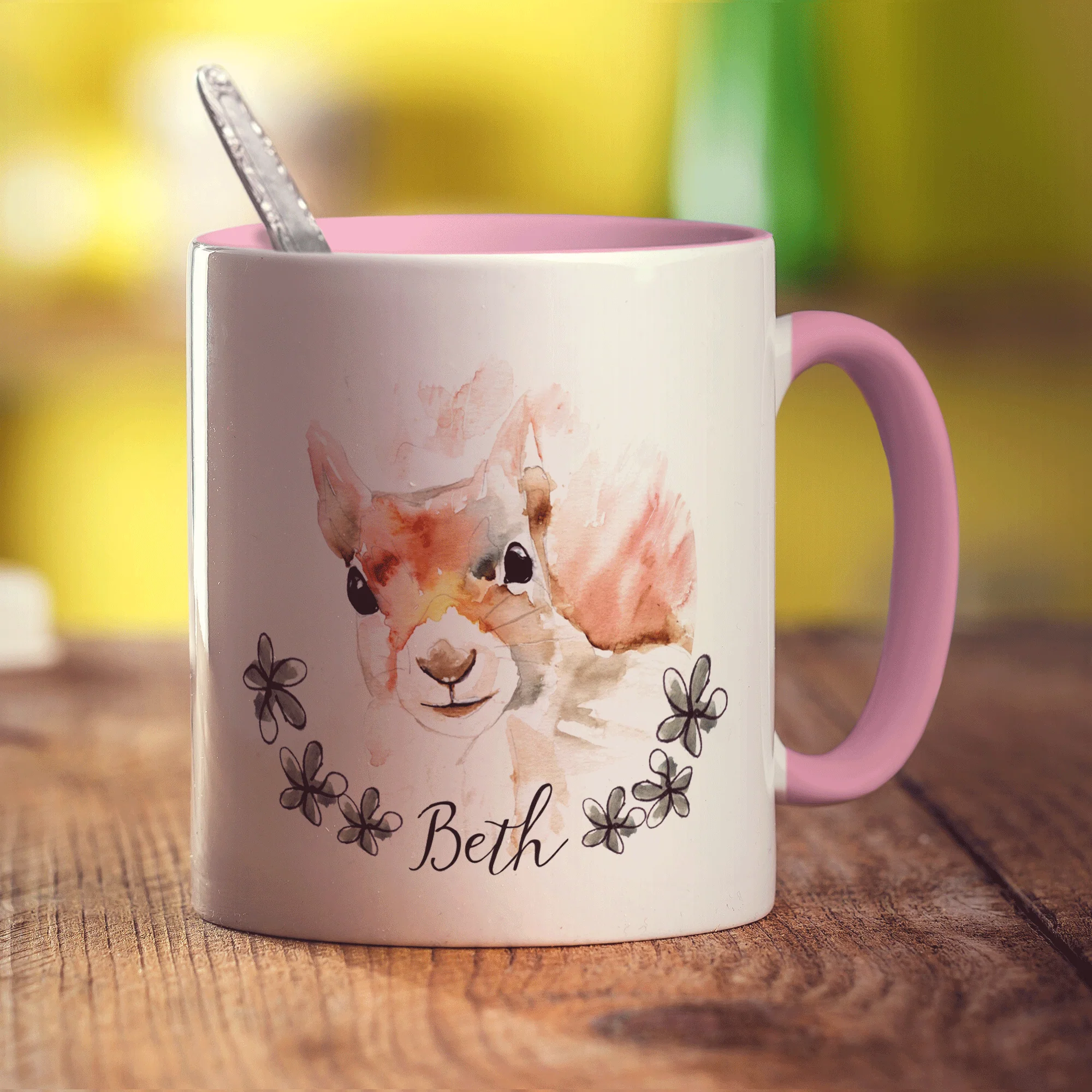Watercolour Squirrel Mug by Harriet Perkins - Image 9